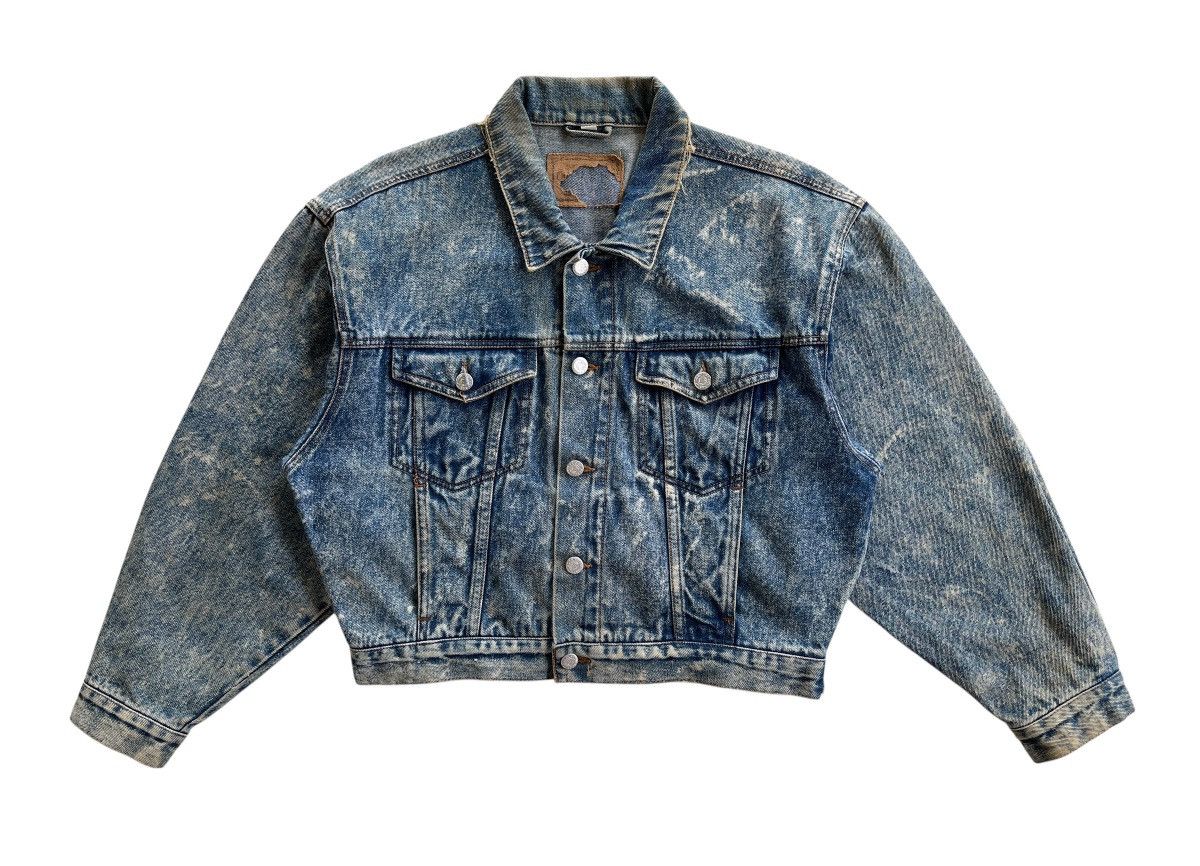Japanese Brand Vintage Acid Wash Denim Jacket Size US M / EU 48-50 / 2 - 2 Thumbnail