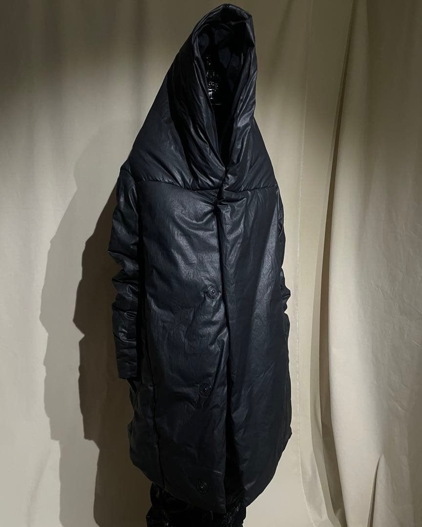 Barbara I Gongini Barbara I Gongini - ‘Coal MAN’ Coated Deformed Puffer Jacket Size US M / EU 48-50 / 2 - 5 Thumbnail
