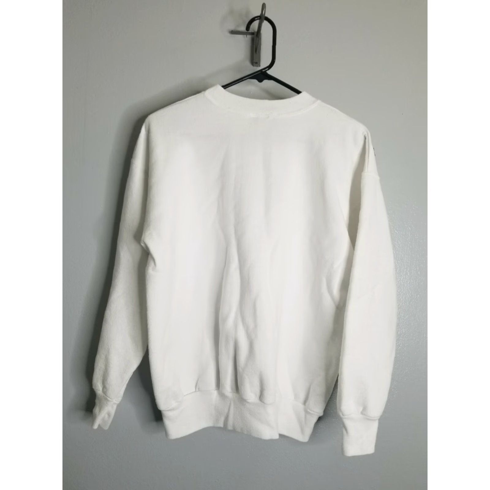 Vintage VINTAGE State of Art Sweatshirt Shirt Unisex Adults M Christmas Tree USA 1980s White Crew Neck Cotton Blend Pullover Mens Womens Size M / US 6-8 / IT 42-44 - 2 Thumbnail