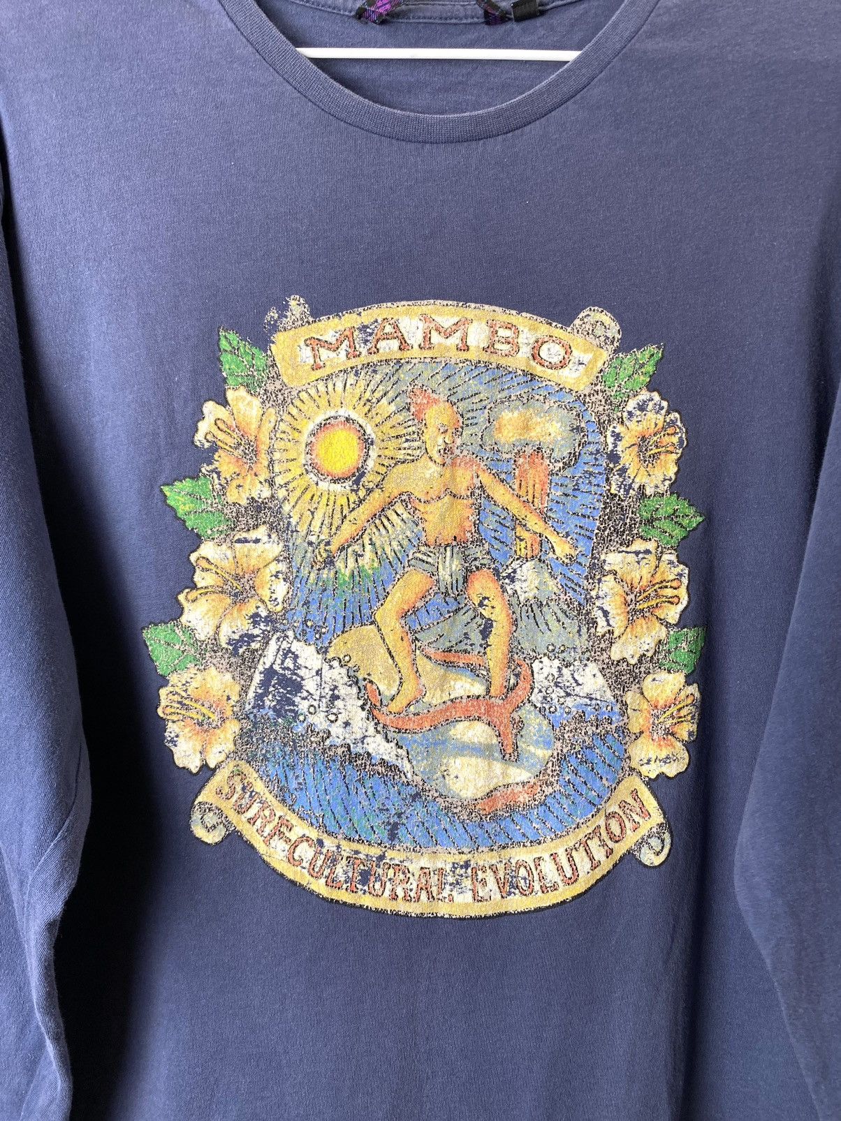 Mambo Rare! 00’s Mambo Longsleeve Surf Style Loud Shirt Size US L / EU 52-54 / 3 - 2 Thumbnail