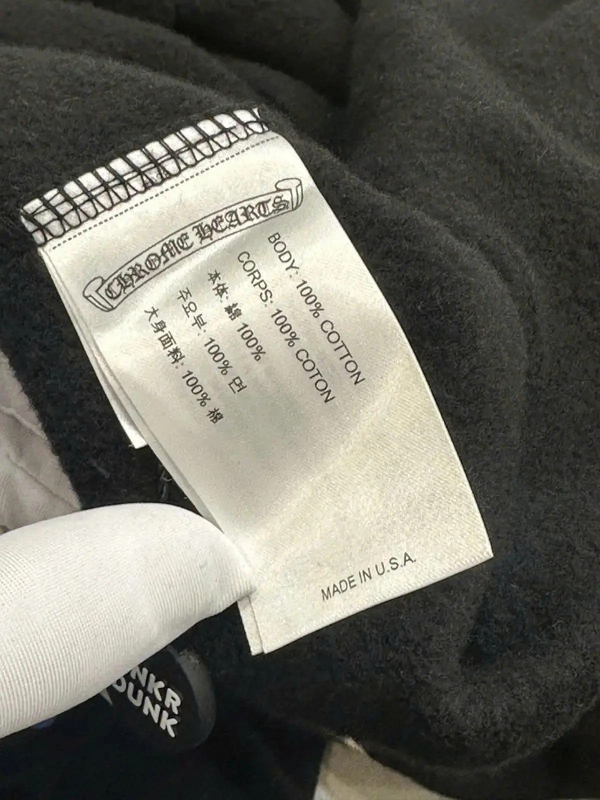 Chrome Hearts CHROME HEARTS Stencil Hoodie BLACK Size US S / EU 44-46 / 1 - 12 Thumbnail