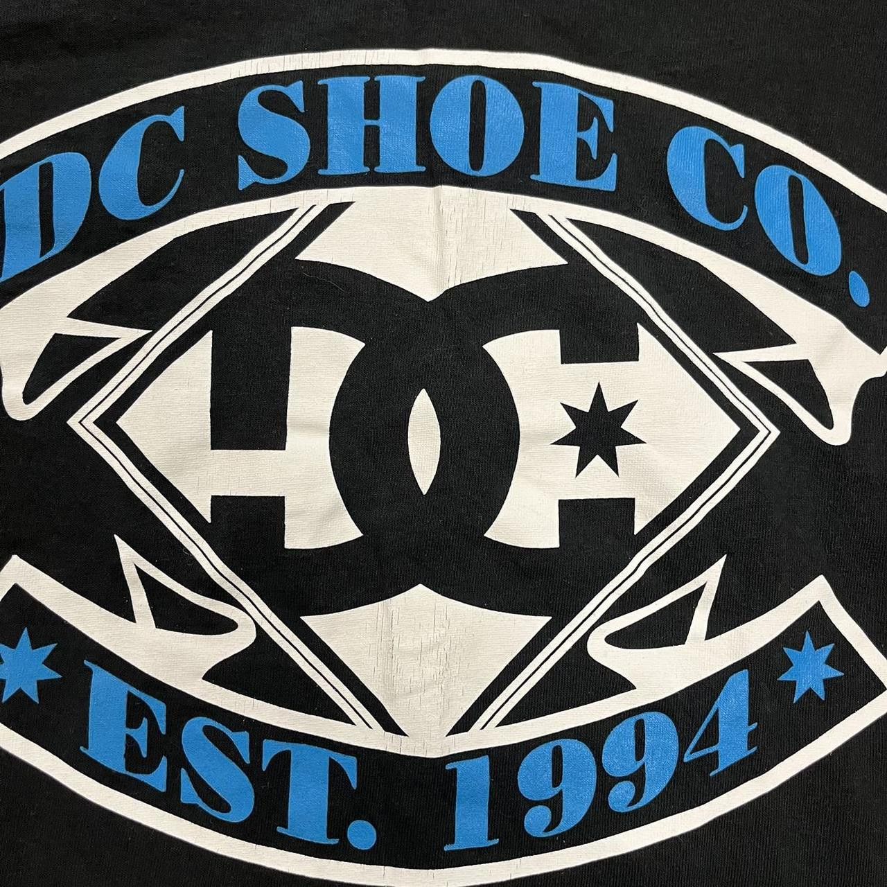 DC DC Shoes Graphic Black / Blue T shirt Size US XL / EU 56 / 4 - 2 Thumbnail