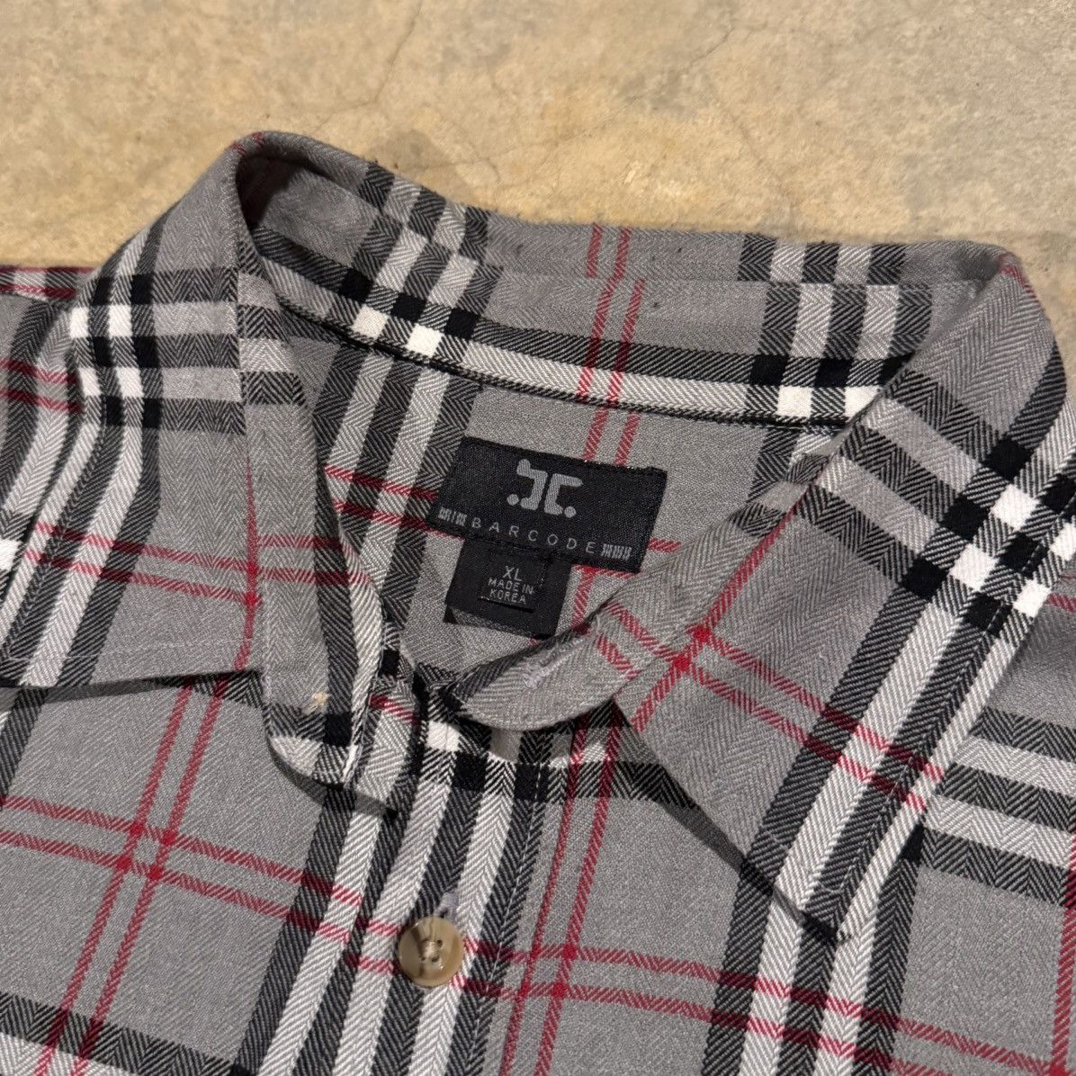 Vintage Vintage 2000s Faded Nova Check Flannel Shirt ERD Grunge Y2K Size US XL / EU 56 / 4 - 4 Thumbnail