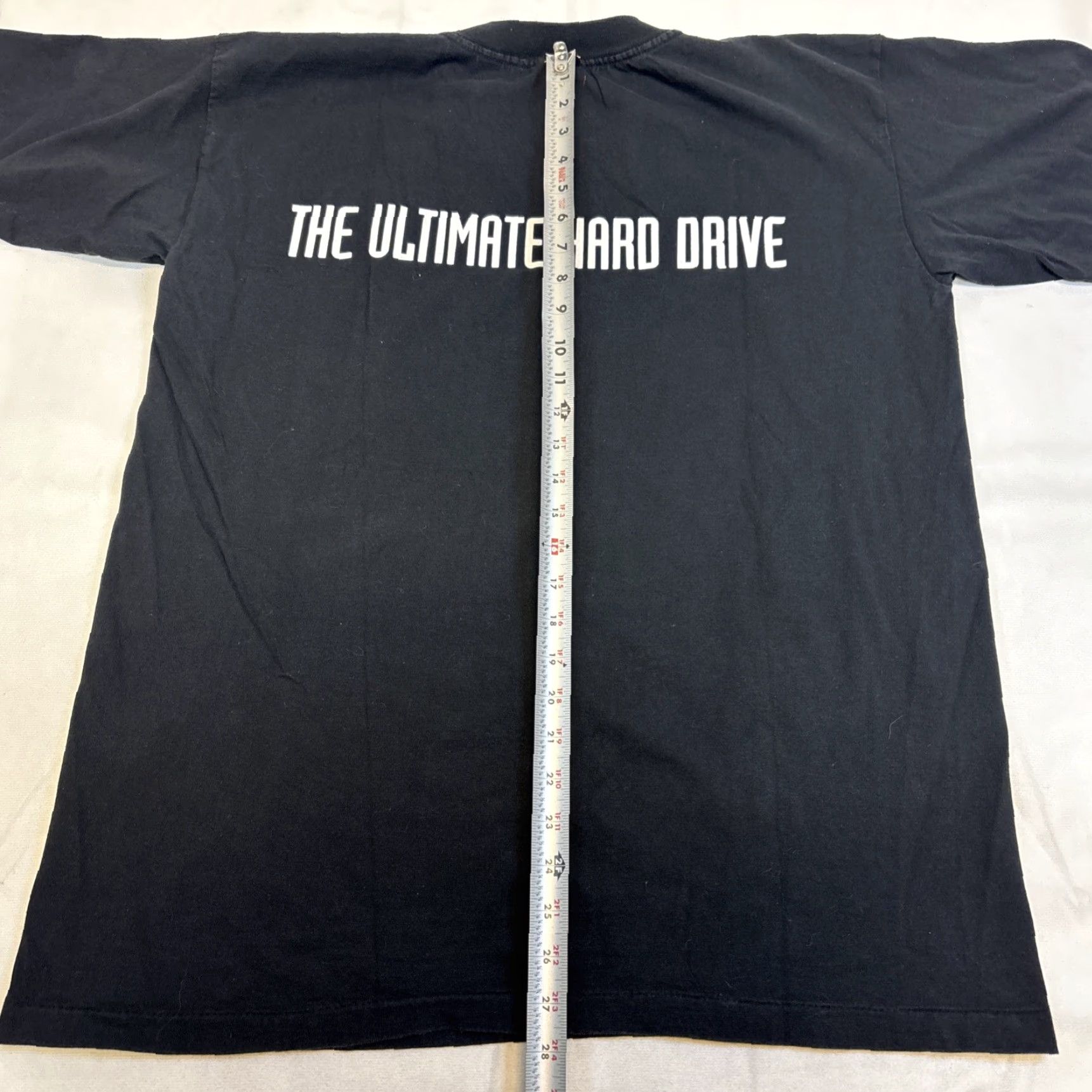 Vintage VINTAGE Johnny Mnemonic T-Shirt “The Ultimate Hard Drive” Black XL Mens T-Shirt Size US XL / EU 56 / 4 - 6 Thumbnail