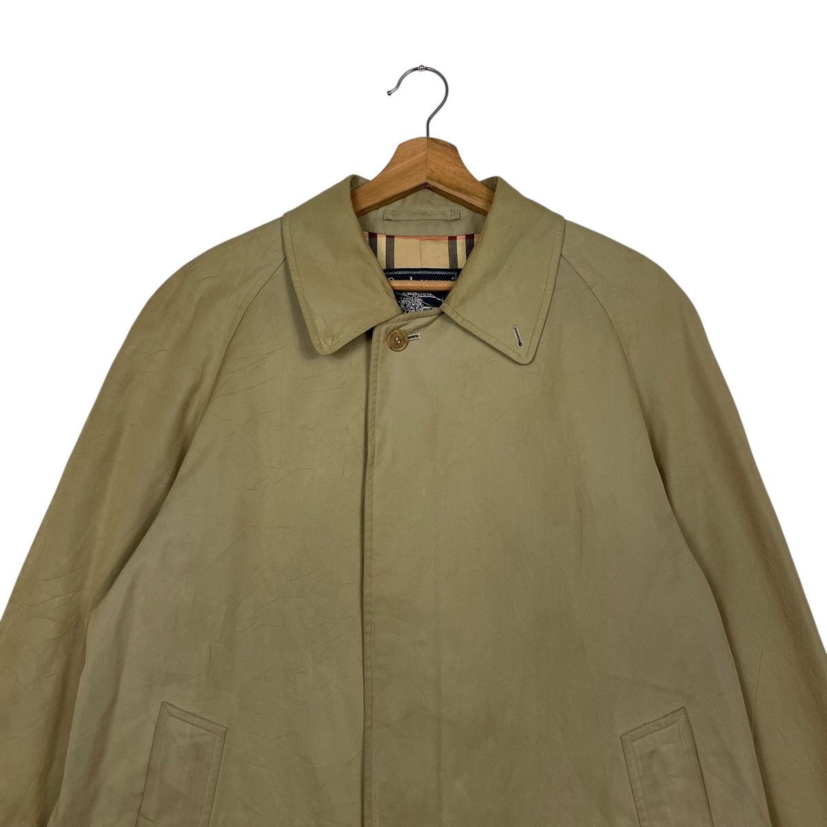 Burberry Vintage Burberrys Nova Check Trench Coat Size US M / EU 48-50 / 2 - 2 Thumbnail