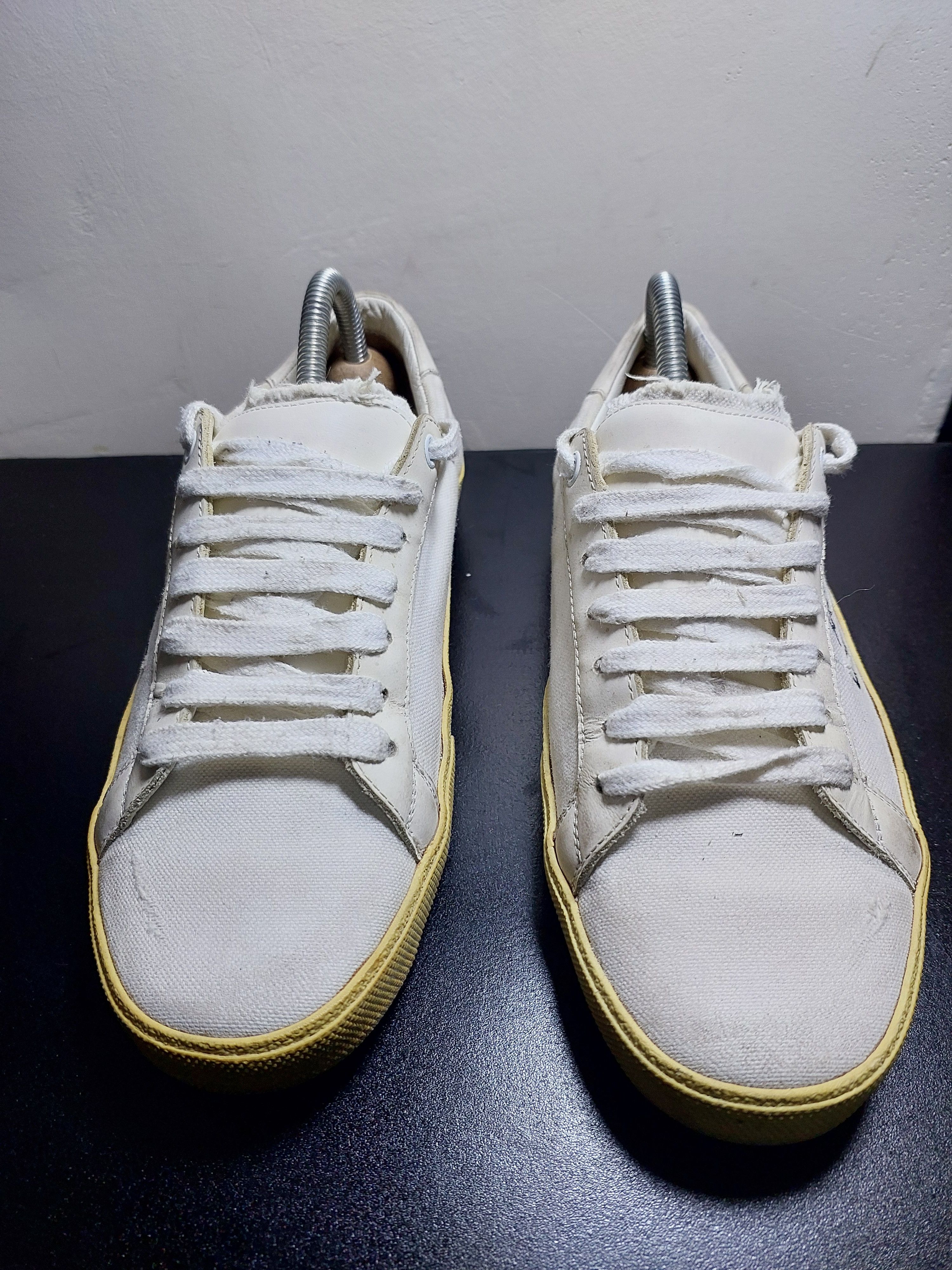 Saint Laurent Paris SAINT LAURENT Distressed Canvas Size US 6.5 / EU 39-40 - 1 Thumbnail