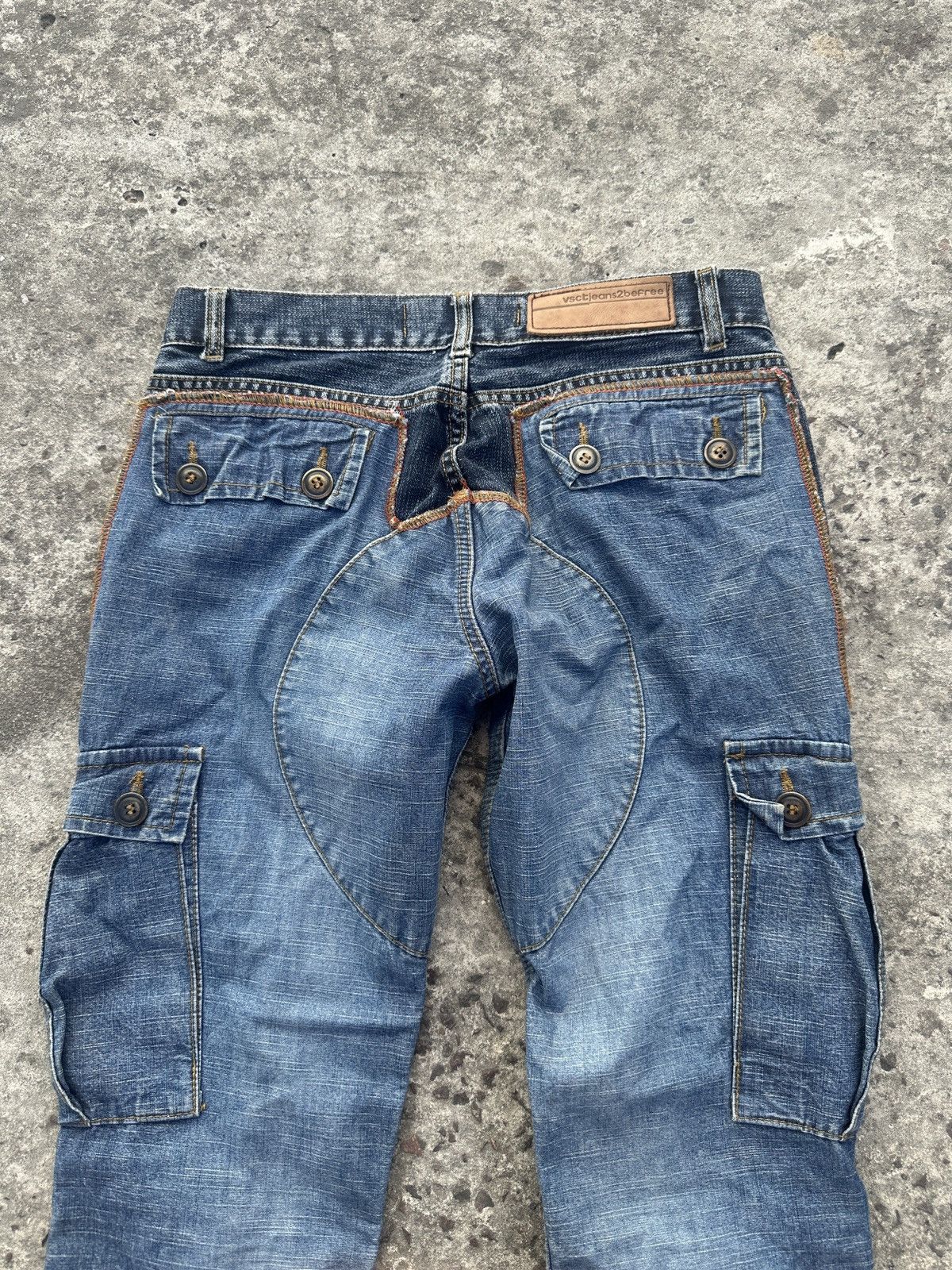 Vintage Y2K Vintage Cargo Jeans Streetwear Rare Casual VTg USA S Alt Size 27" / US 4 / IT 40 - 6 Thumbnail