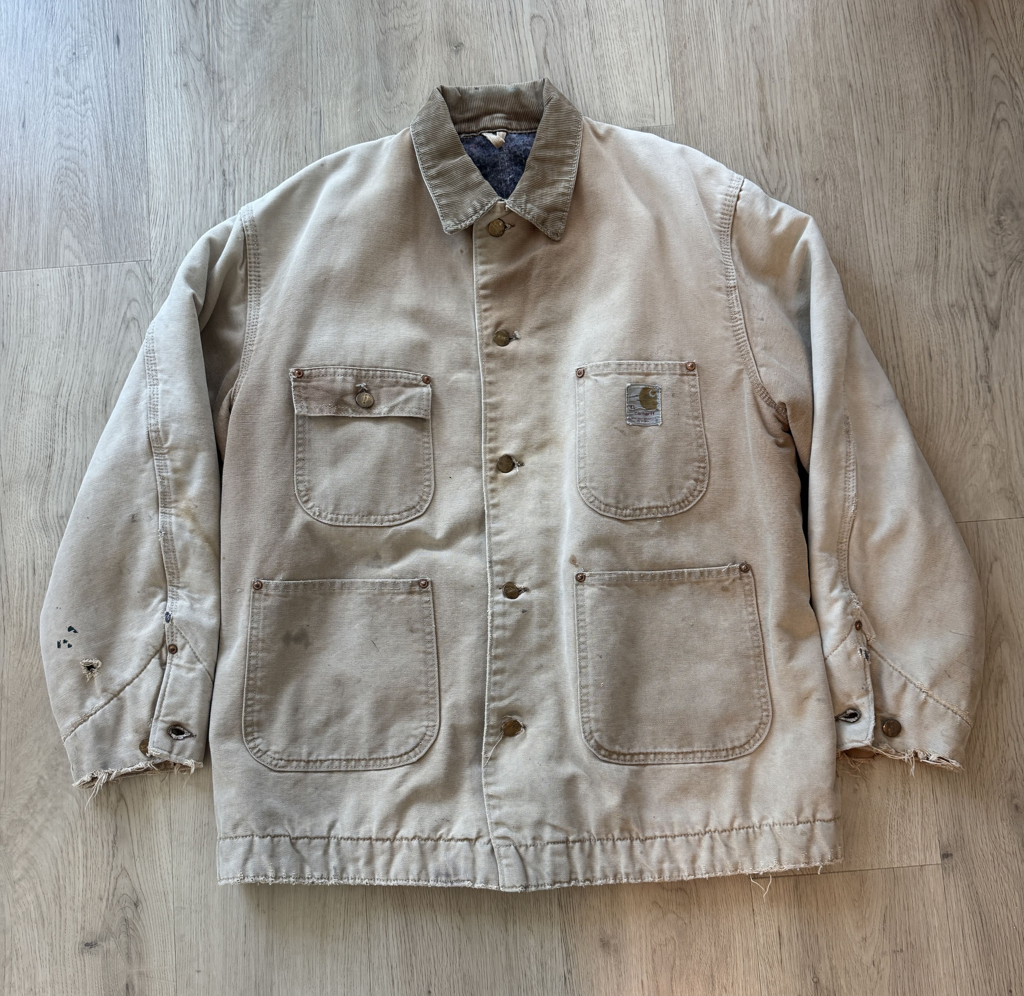 Carhartt VINTAGE CARHARTT FLANNEL LINED CHORE COAT - L Size US L / EU 52-54 / 3 - 1 Thumbnail