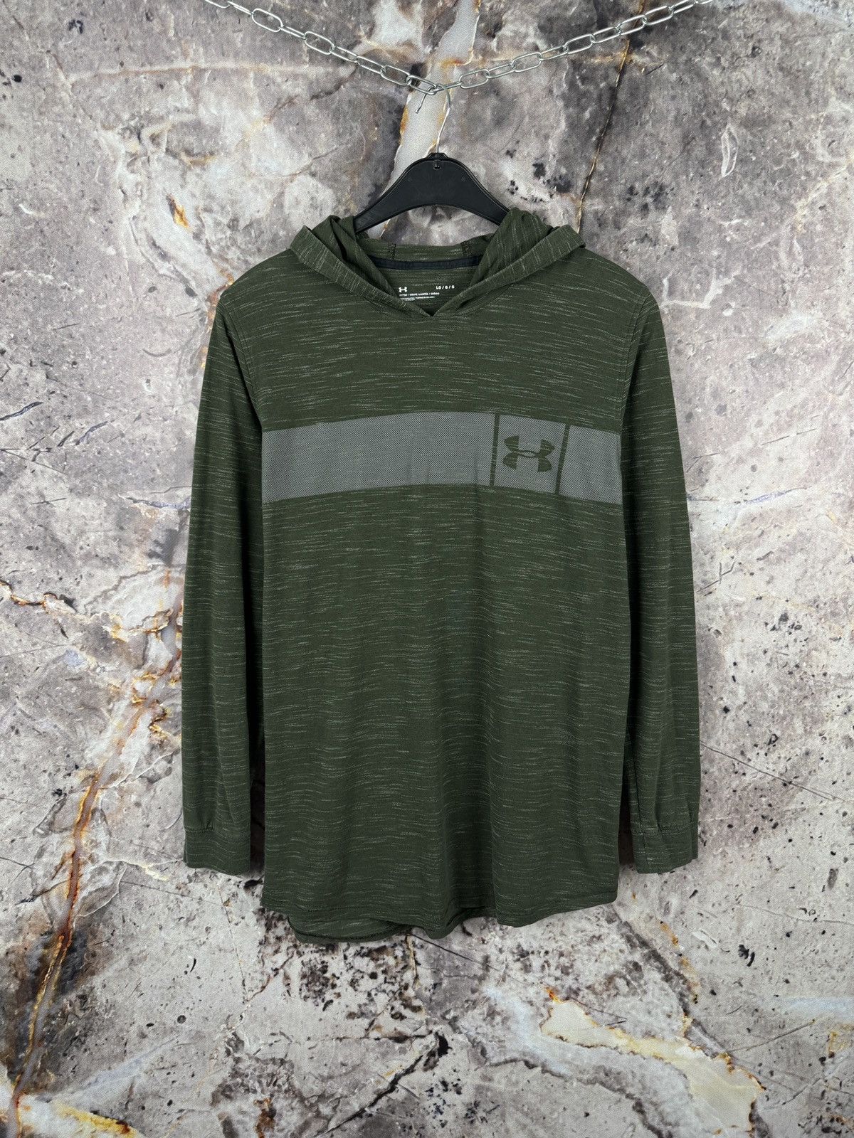 Under Armour Under Armour Hoodie Long Sleeve Performance Pullover Green Size US L / EU 52-54 / 3 - 1 Thumbnail