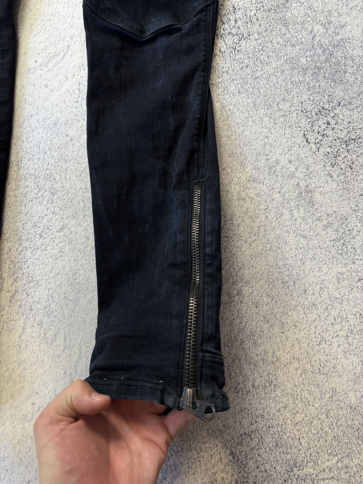 G-Star Vintage G Star Ankle Zip Pants 3D Super Slim Size US 30 / EU 46 - 10 Thumbnail