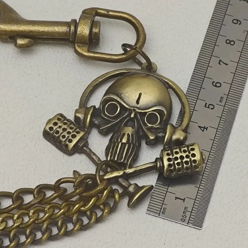 Jewelry Ghost Head Skull Metal Pants Chain Jeans Size ONE SIZE - 3 Thumbnail