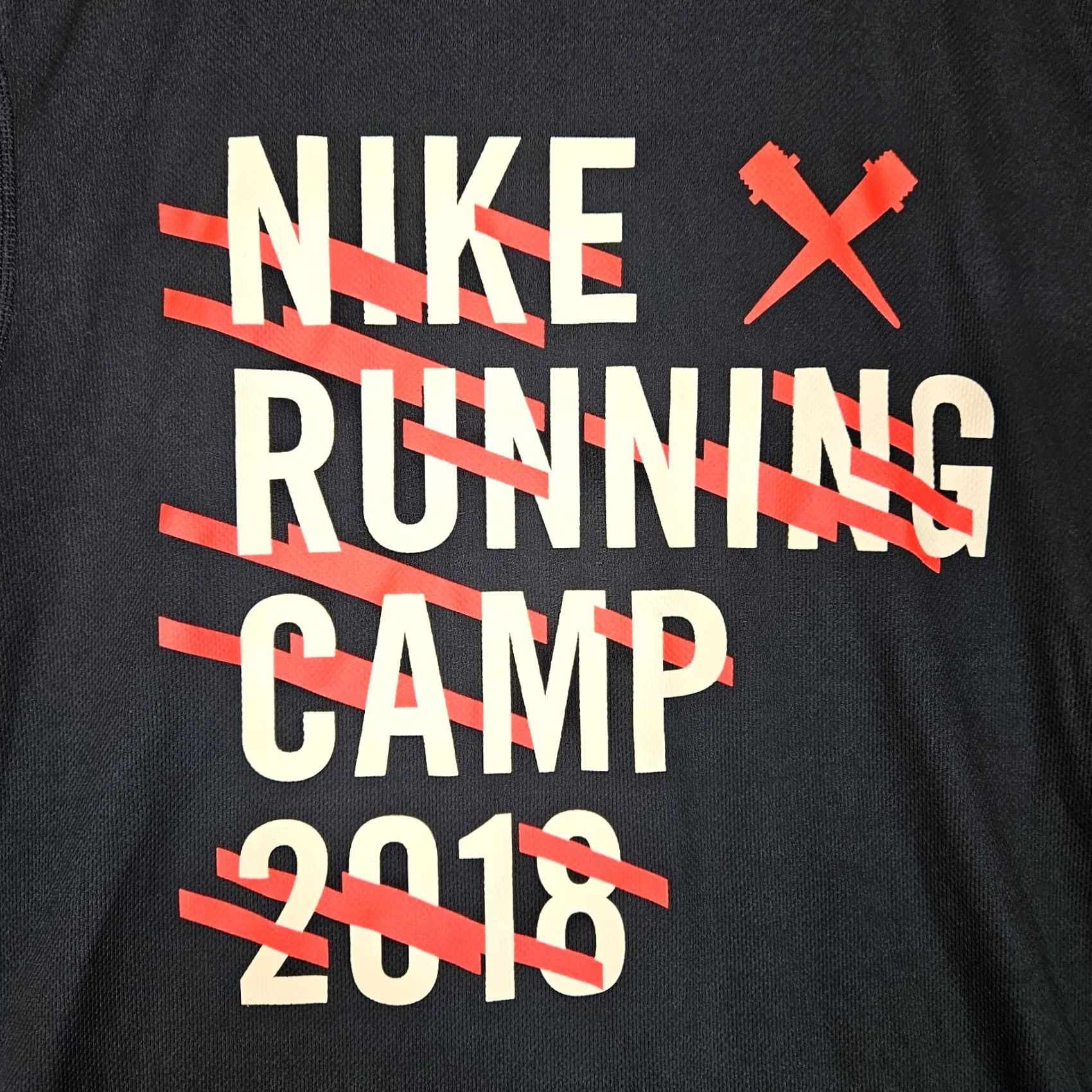 Nike Nike Dri-Fit Running Camp 2018 Black Short Sleeve Top Women’s Size S Size S / US 4 / IT 40 - 2 Thumbnail