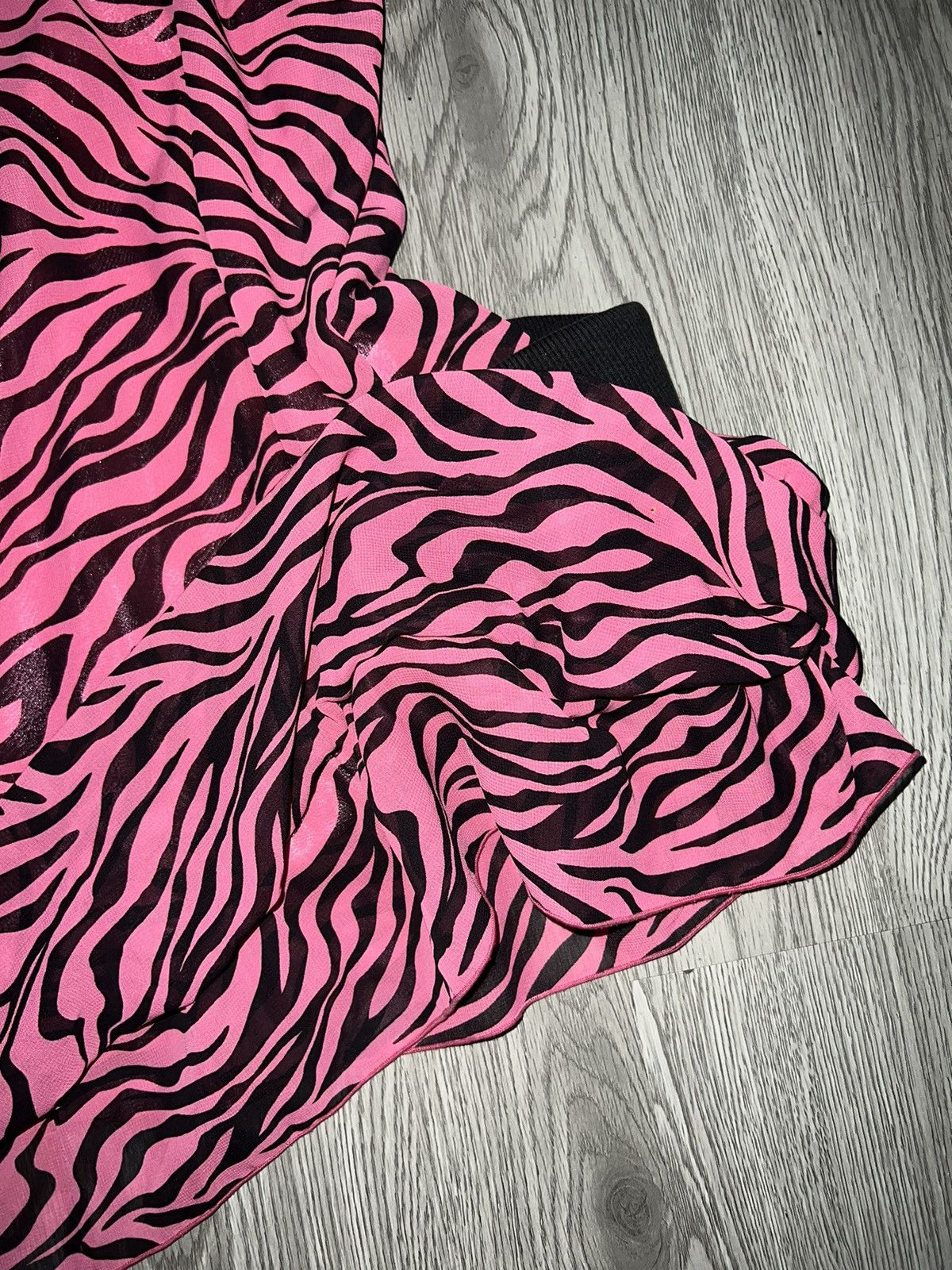 Japanese Brand Colza Pink zebra pumpkin punk dress 🦓💗 Size ONE SIZE - 8 Thumbnail