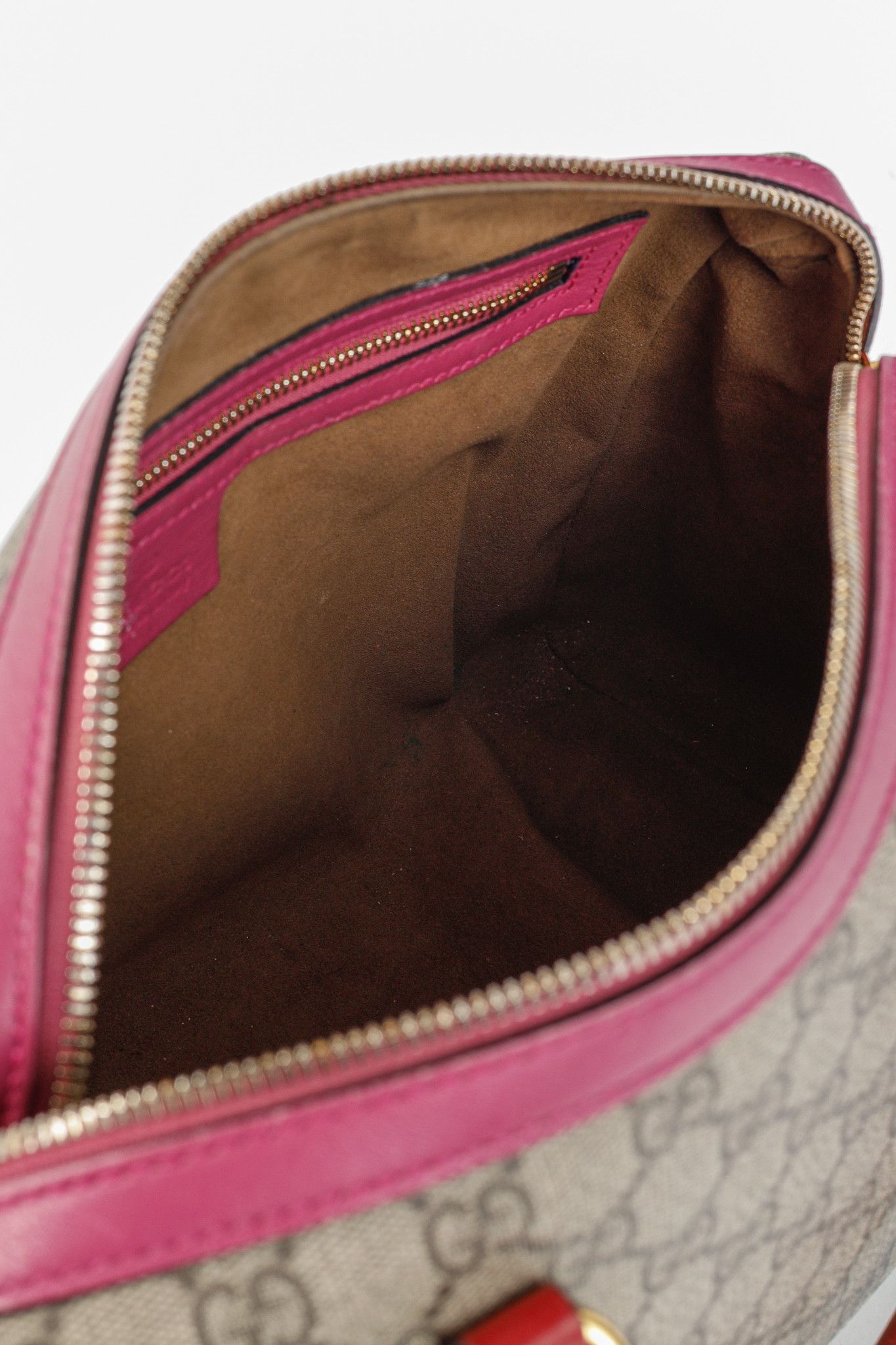 Gucci Gucci Beige & Ebony GG Supreme Canvas Top Handle Bag Size ONE SIZE - 12 Thumbnail
