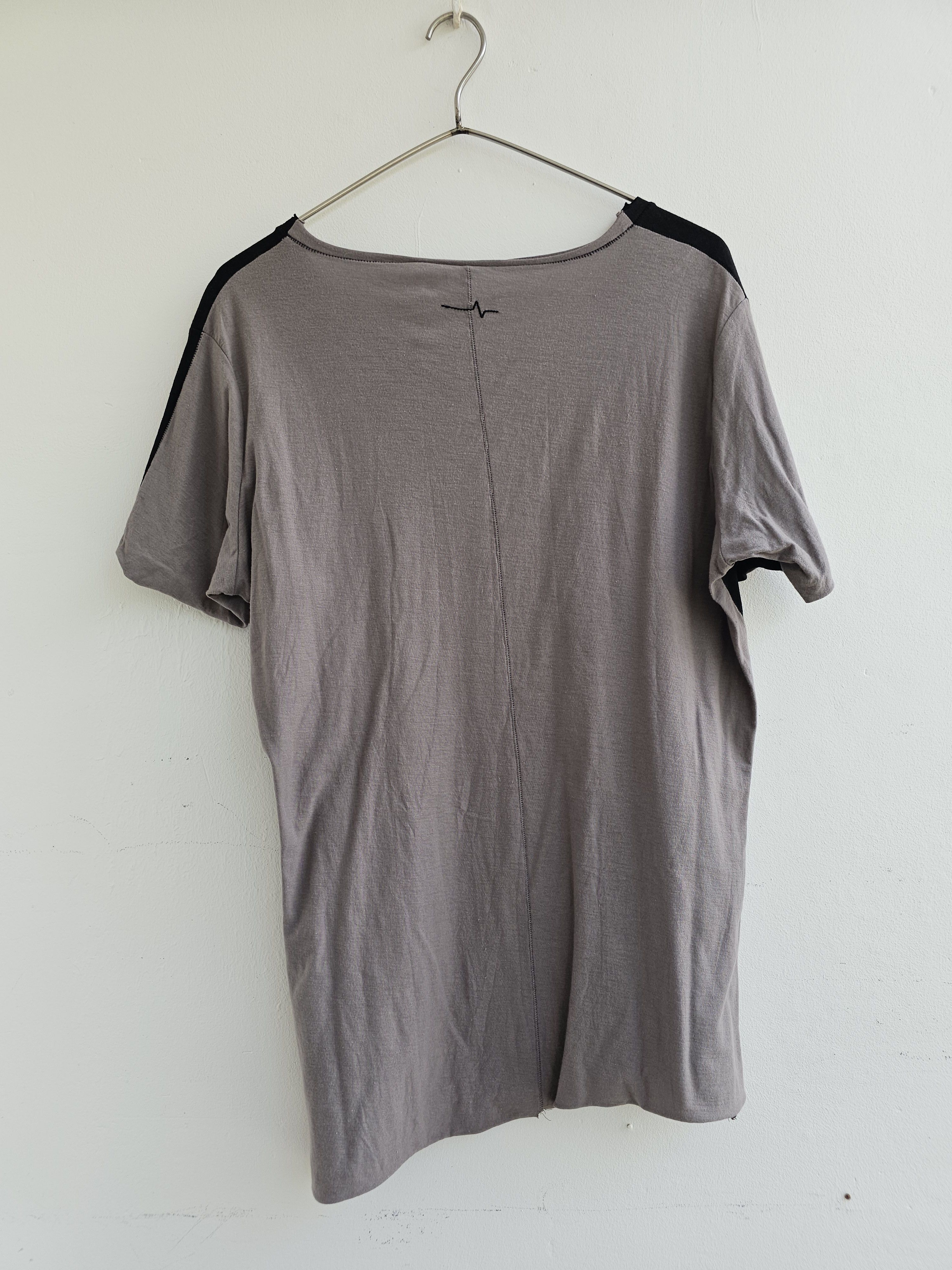 First Aid To The Injured Two-Sided T-Shirt with Asymmetric Hem Size US L / EU 52-54 / 3 - 3 Thumbnail