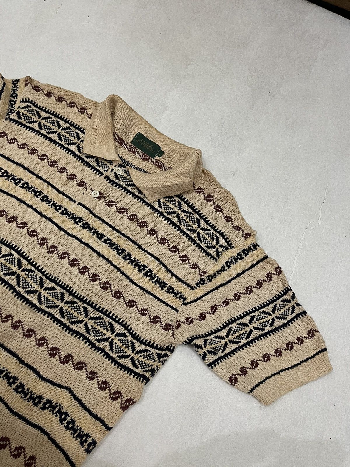 Vintage Polo British Country Spirits Knit Size L / US 10 / IT 46 - 2 Thumbnail