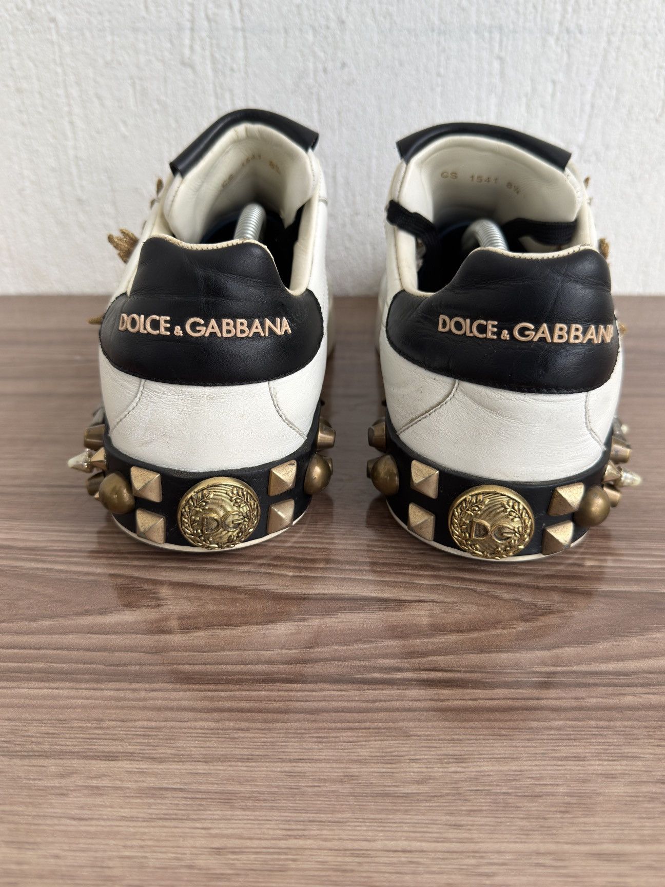 Dolce & Gabbana Portofino embellished studded sneaker Size US 9.5 / EU 42-43 - 17 Thumbnail