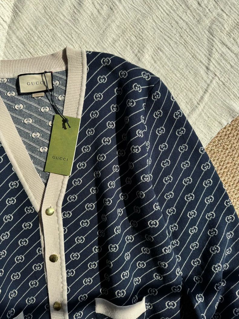 Gucci Gucci Full-print logo interlocking double G oblique stripe Size L / US 10 / IT 46 - 5 Thumbnail