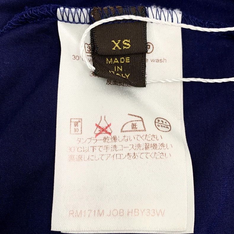 Louis Vuitton Louis Vuitton Navy Rhinoceros Embroidered Cotton Crew Neck Size US XS / EU 42 / 0 - 6 Thumbnail