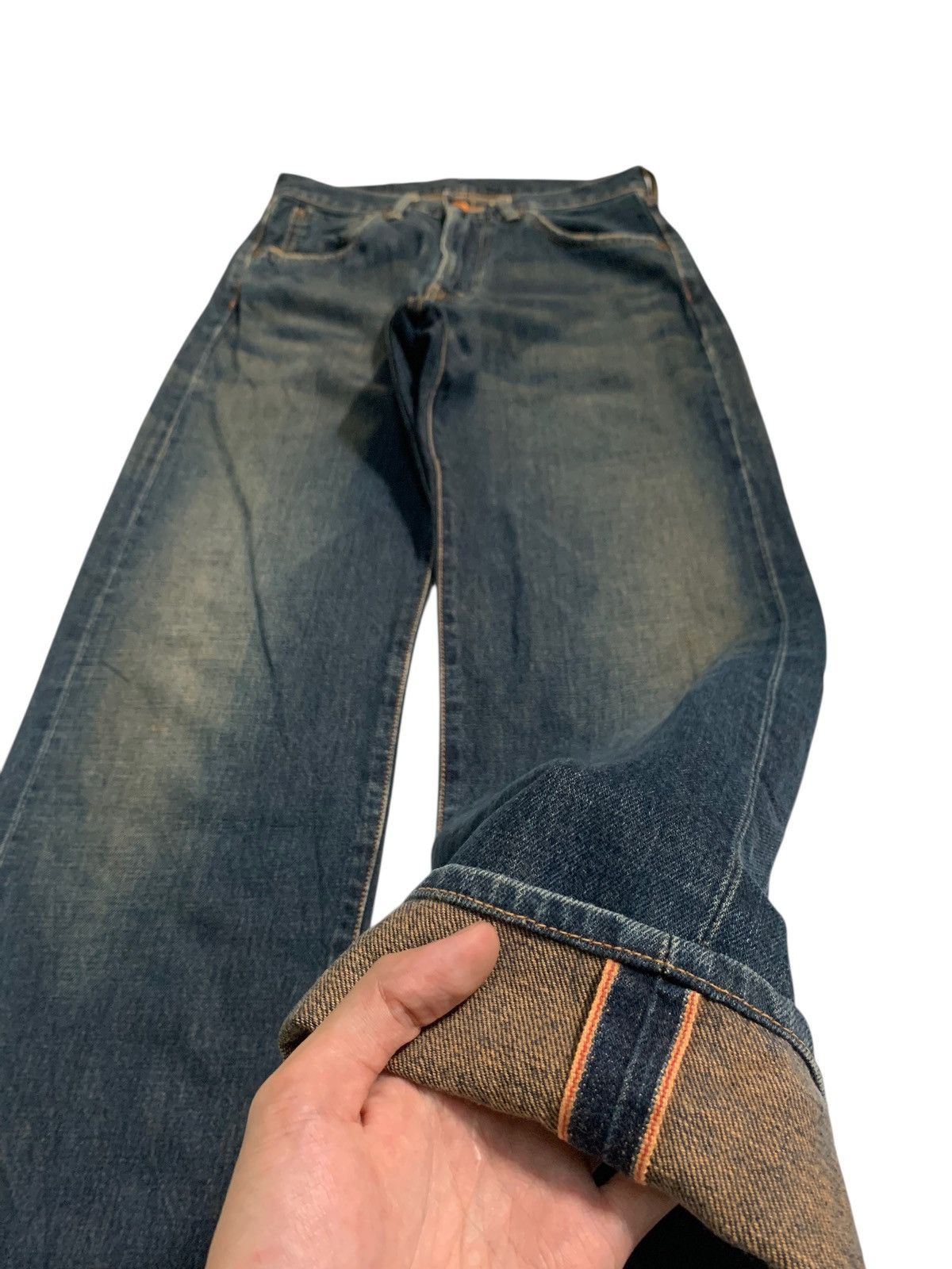Kapital VINTAGE EDWIN 505X SELVEDGE RUSTY JAPANESE DENIM Size US 28 / EU 44 - 6 Thumbnail