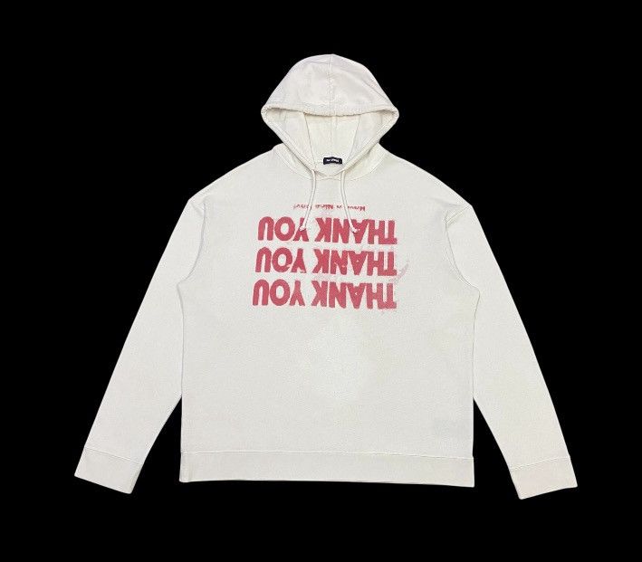 Raf Simons FW18 Raf Simons White Thank You Hoodie Size US L / EU 52-54 / 3 - 2 Thumbnail
