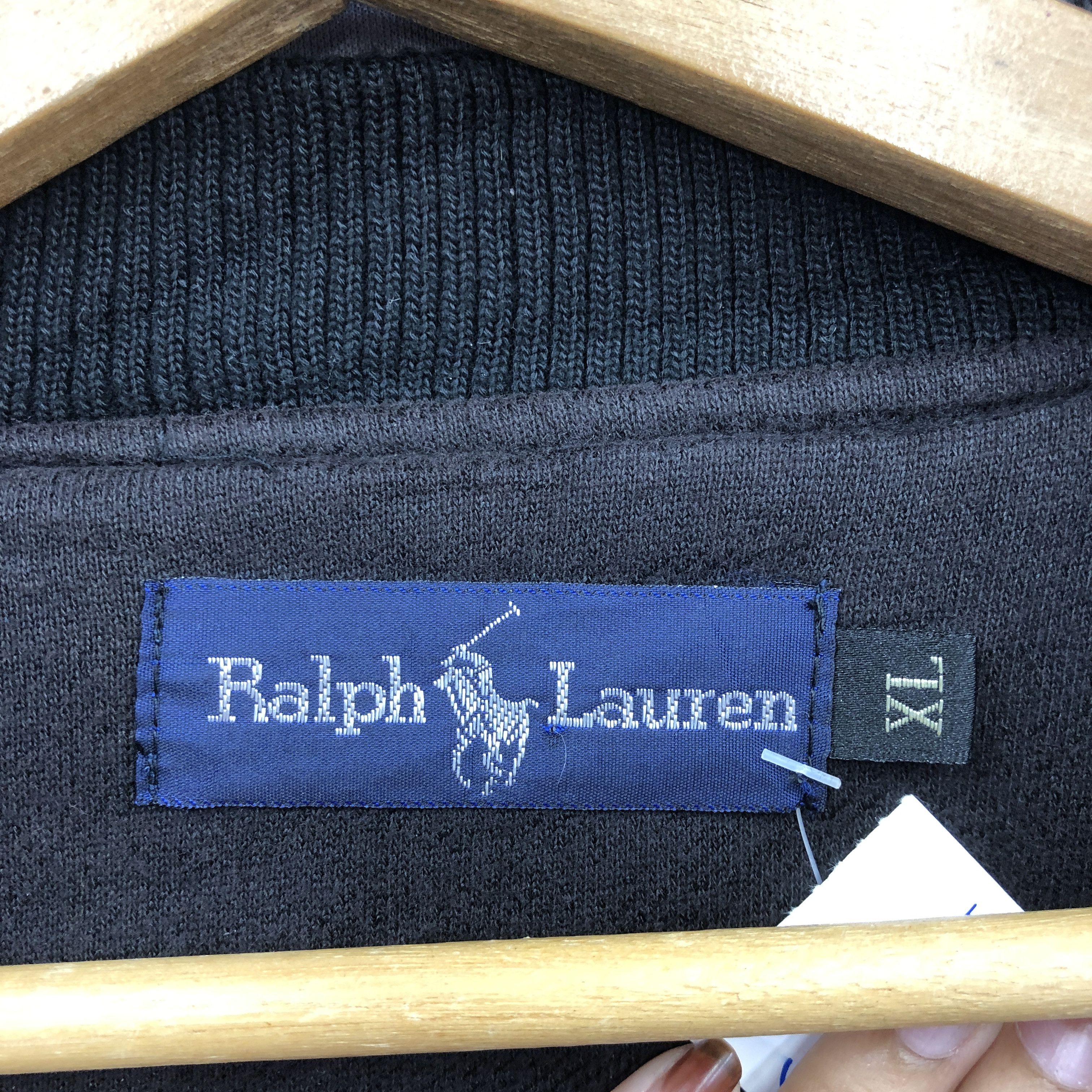 Polo Ralph Lauren × Vintage Vintage Polo Ralph Lauren Sweater Varsity Button Sweatshirt Size US XL / EU 56 / 4 - 6 Thumbnail