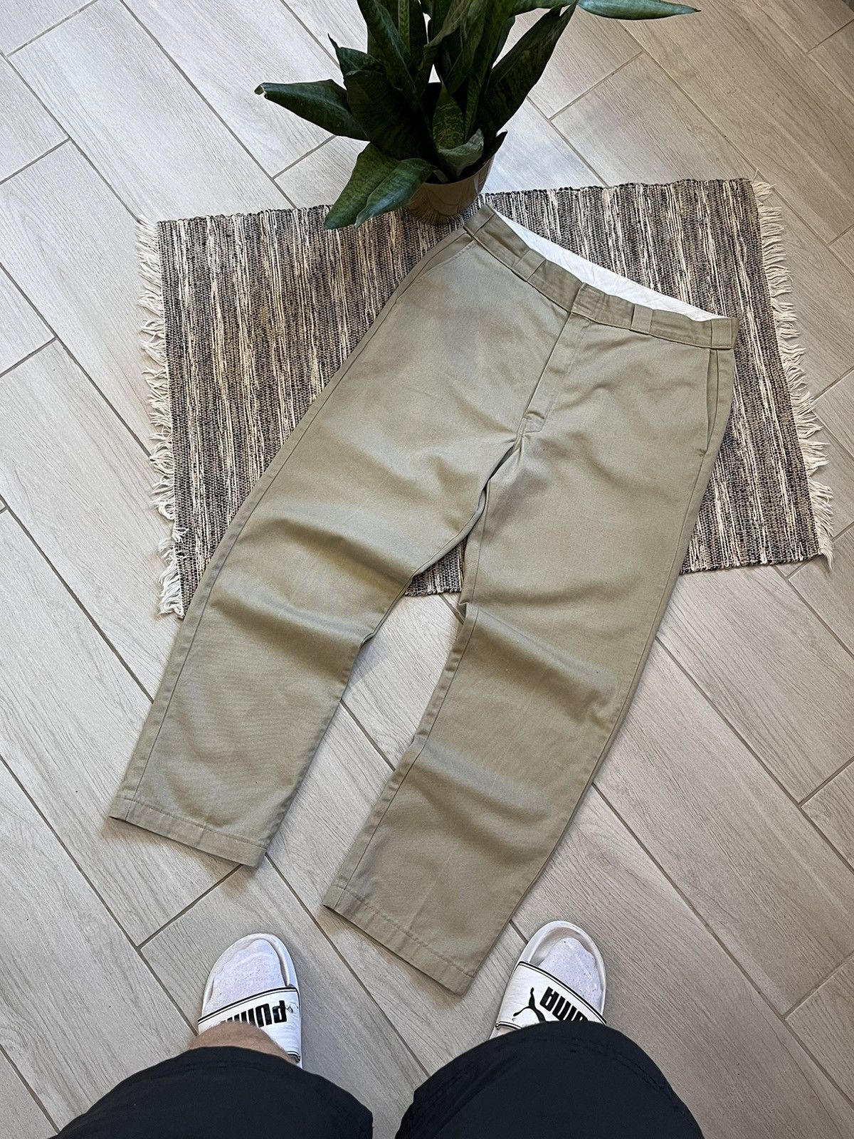 Dickies × Vintage Vintage Dickies 874 pants jeans workwear beige minimalistic Size US 33 - 1 Thumbnail