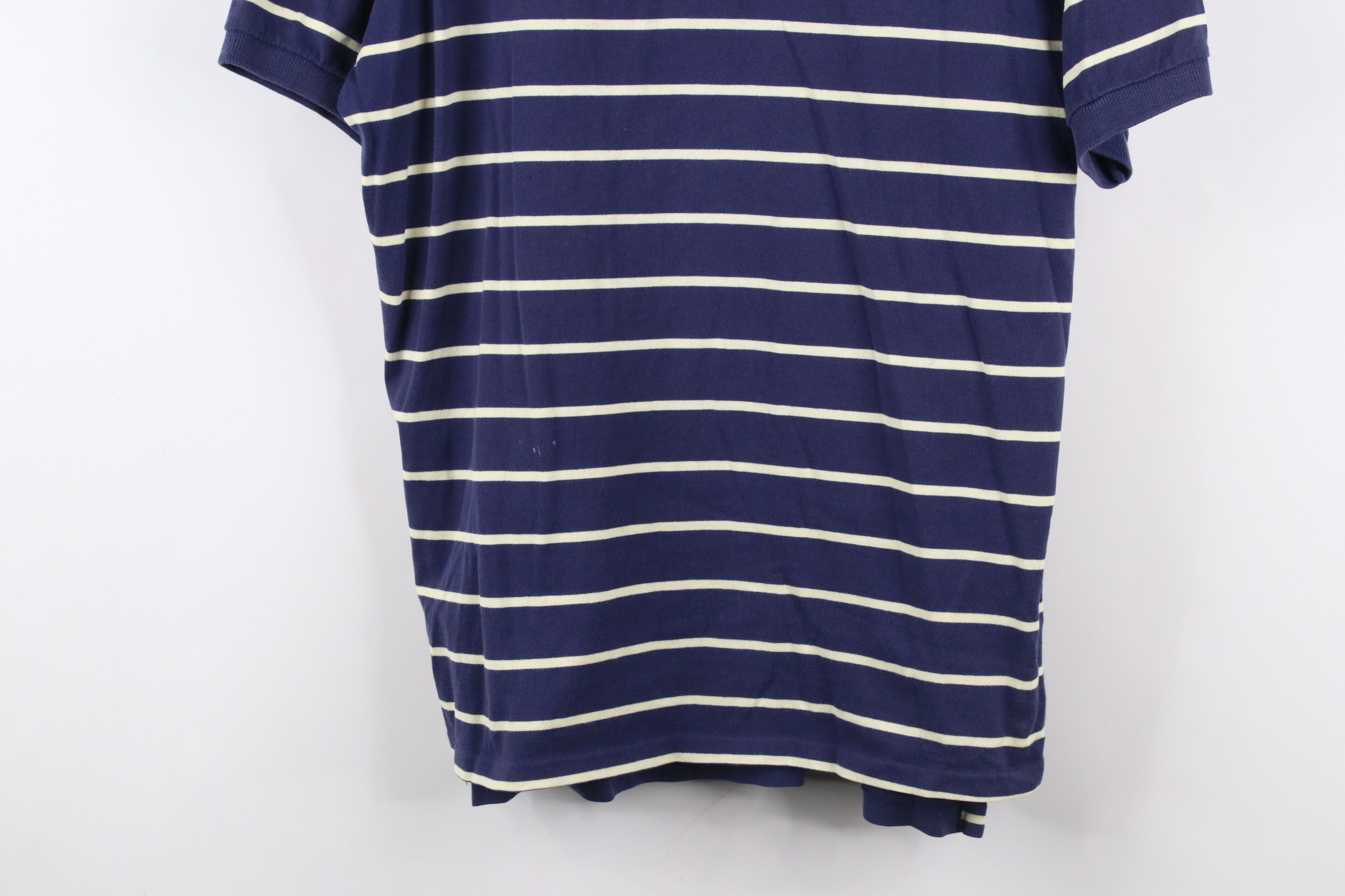Ralph Lauren × Vintage Vintage 90s Ralph Lauren Soft Touch Striped Polo Shirt USA Size US M / EU 48-50 / 2 - 3 Thumbnail