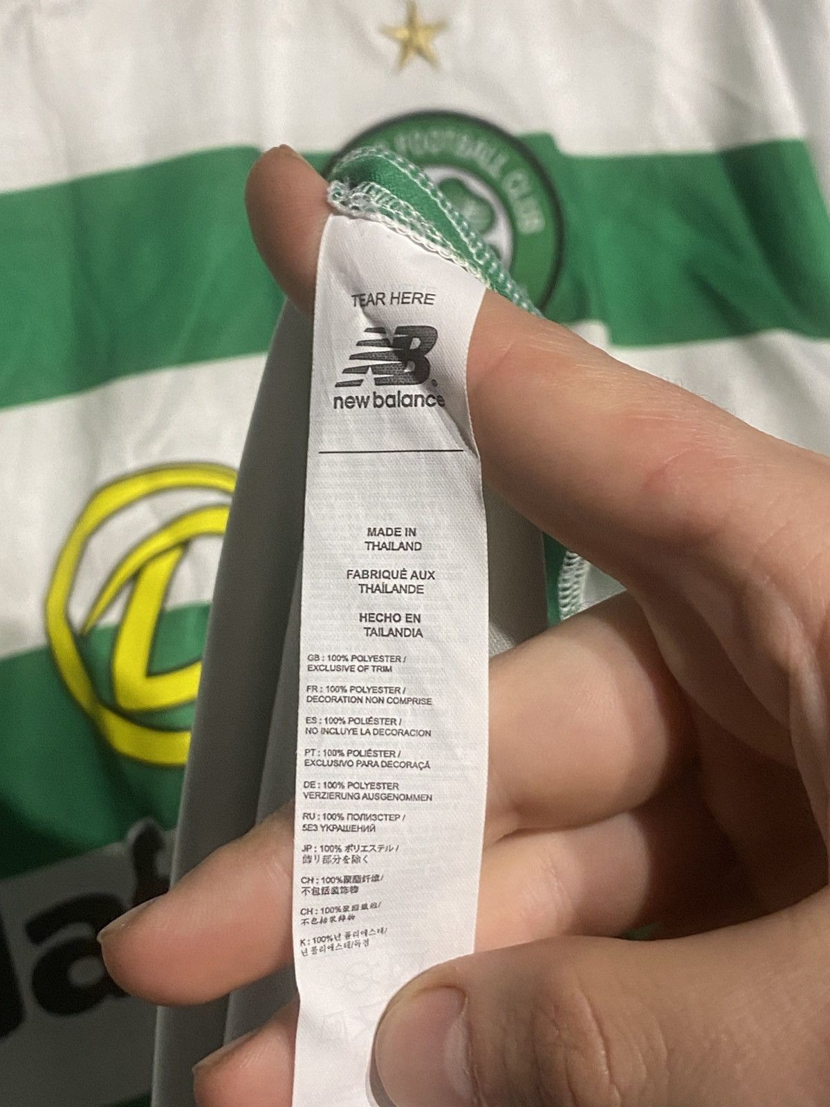 Other Soccer jersey new balance Celtic blokecore Size US XL / EU 56 / 4 - 6 Thumbnail