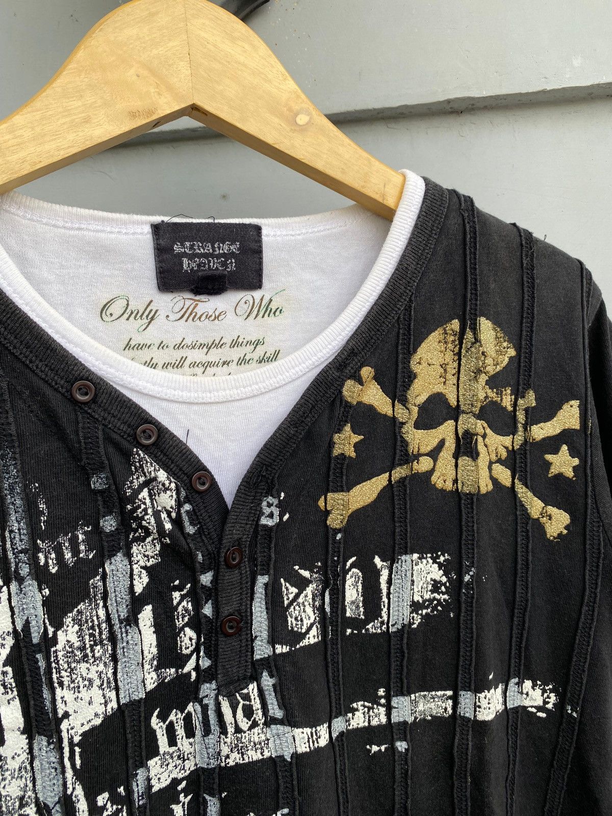 If Six Was Nine Strange Heaven Vintage Gimmick Skull Graphic Distressed Size US M / EU 48-50 / 2 - 7 Thumbnail