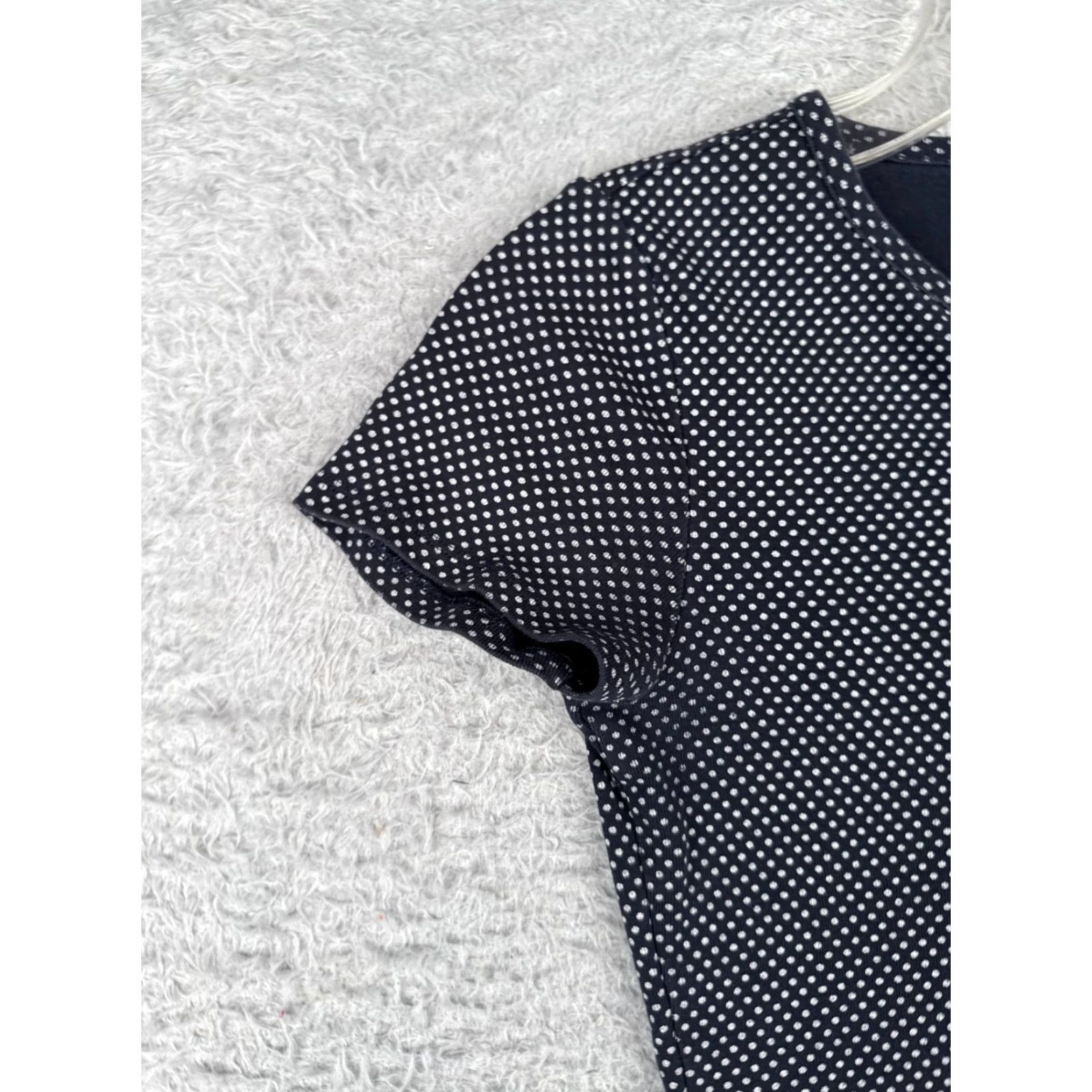 Tommy Hilfiger VINTAGE Tommy Hilfiger Shirt Juniors XS Blue Polka Dot Casual Long Sleeve Pullover 100% Cotton Size XS / US 0-2 / IT 36-38 - 3 Thumbnail