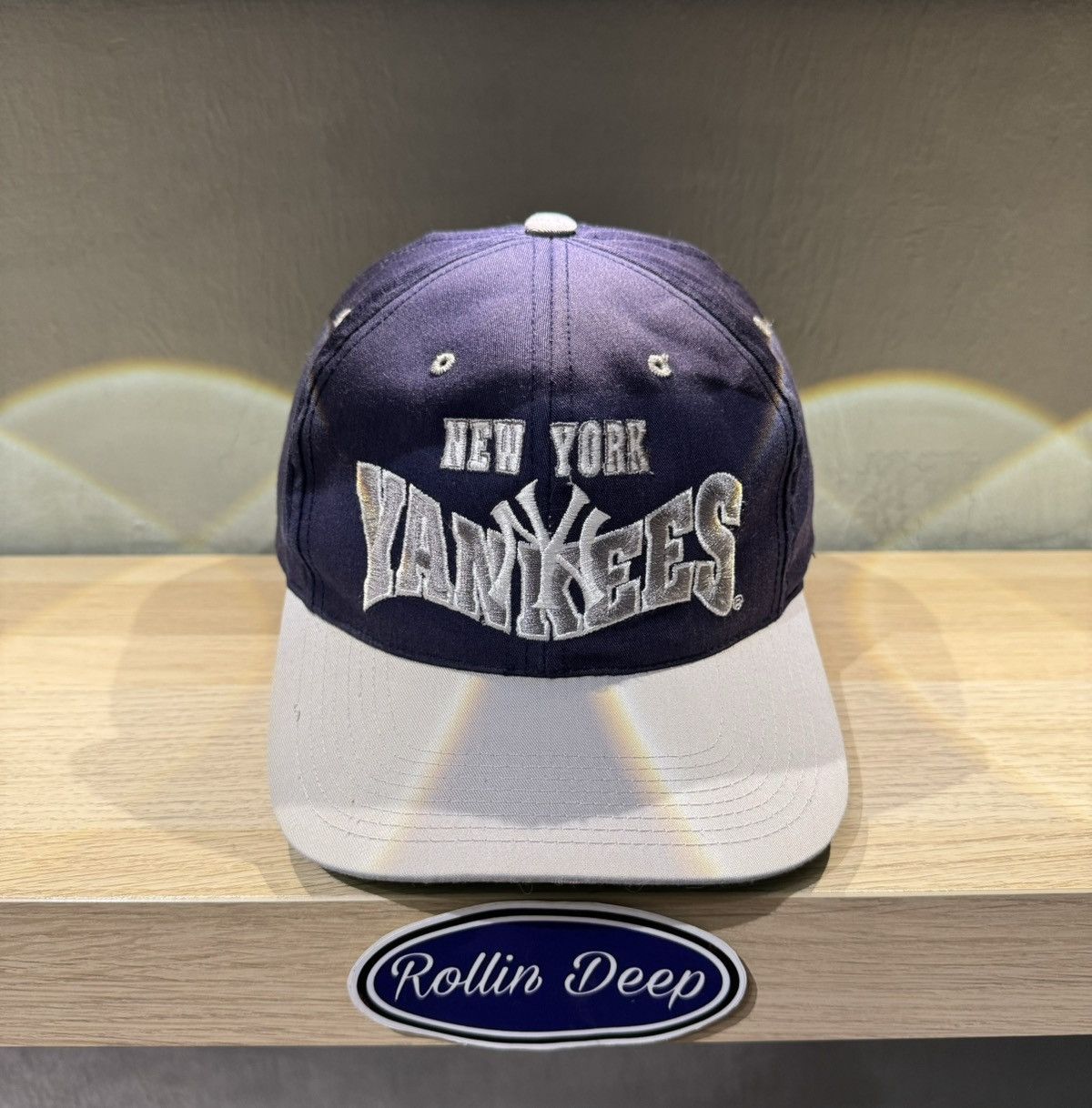 MLB × New York Yankees × Vintage Vintage MLB New York Yankees Blockhead Double Line Size ONE SIZE - 1 Thumbnail