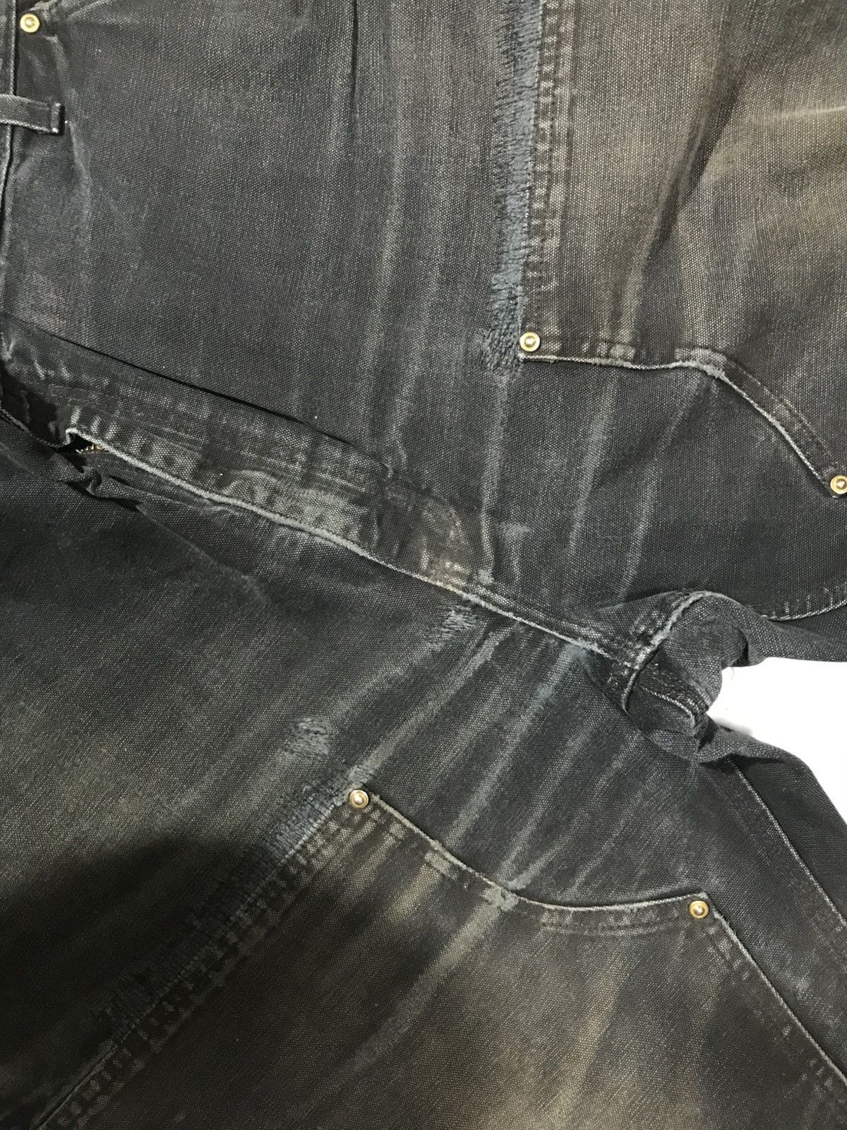 Carhartt Vintage carhartt B01 BLK double knee repaired denim Size US 42 / EU 58 - 6 Thumbnail