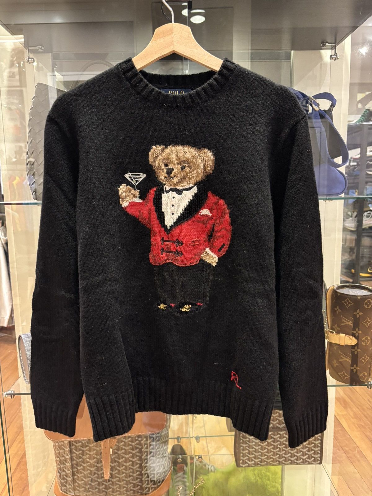 Polo Ralph Lauren Polo Ralph Lauren Martini Bear Knit Sweater Size US S / EU 44-46 / 1 - 1 Thumbnail