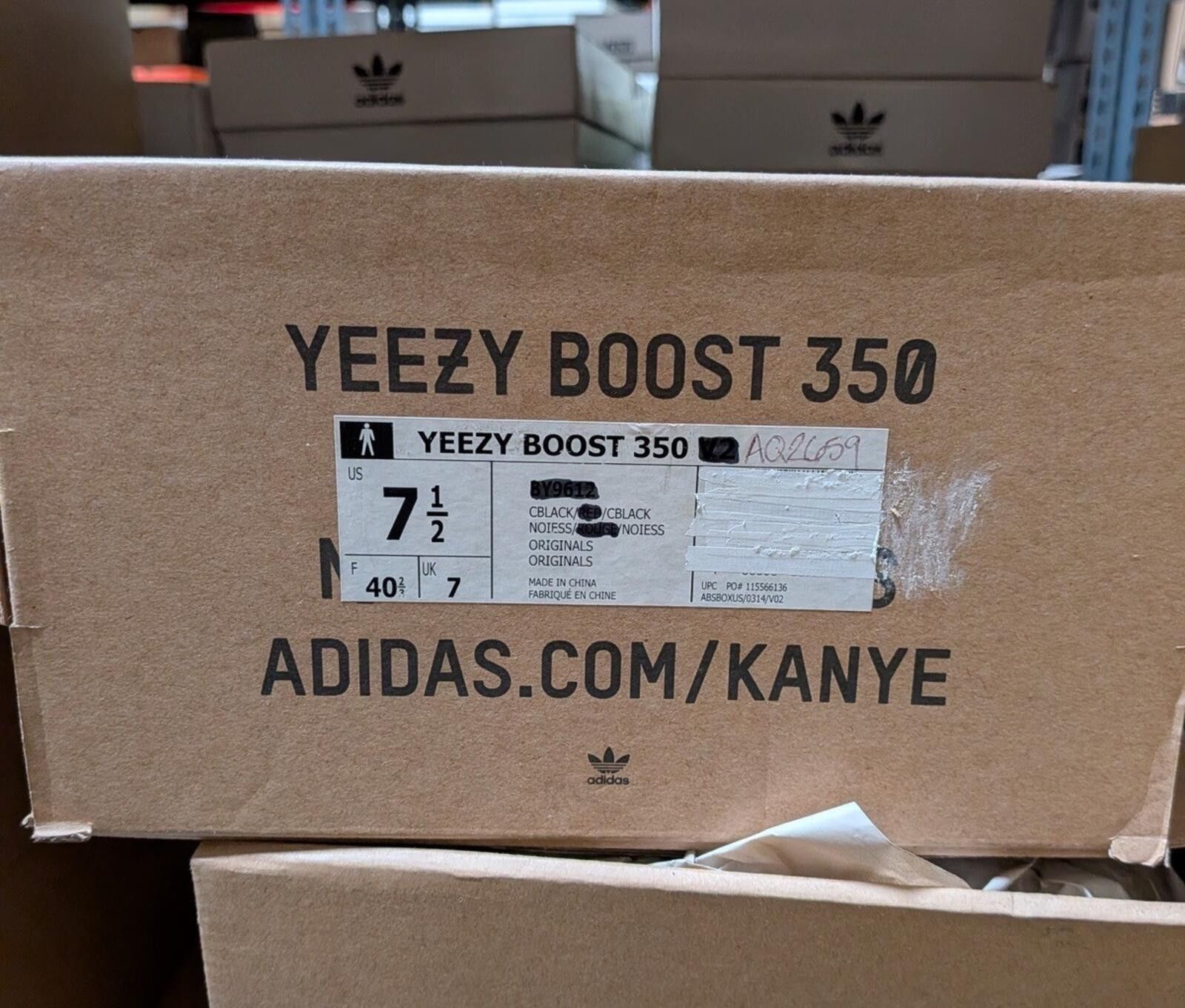 Adidas 2015 adidas Yeezy Boost 350 v1 Pirate Black 1.0 AQ2659 US7.5 Size US 7.5 / EU 40-41 - 7 Thumbnail