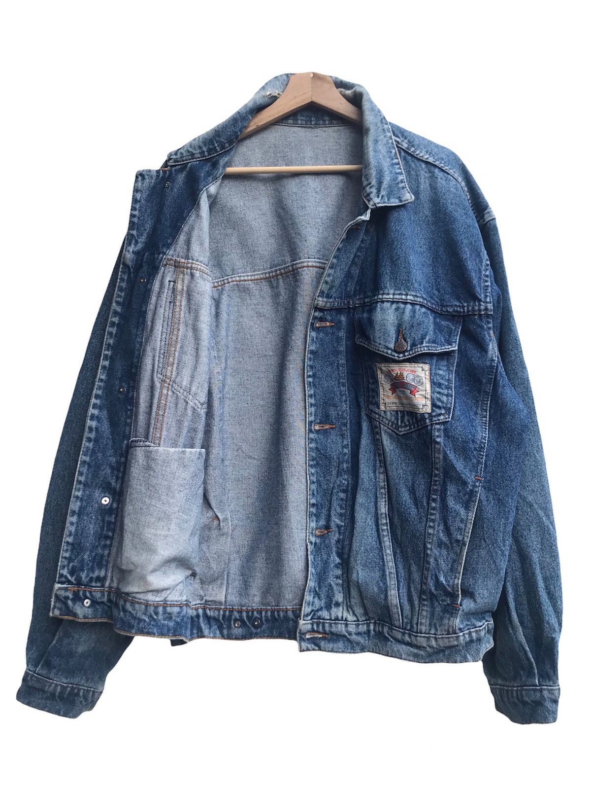 Vintage Vintage New Port Denim Jacket Size US XL / EU 56 / 4 - 2 Thumbnail