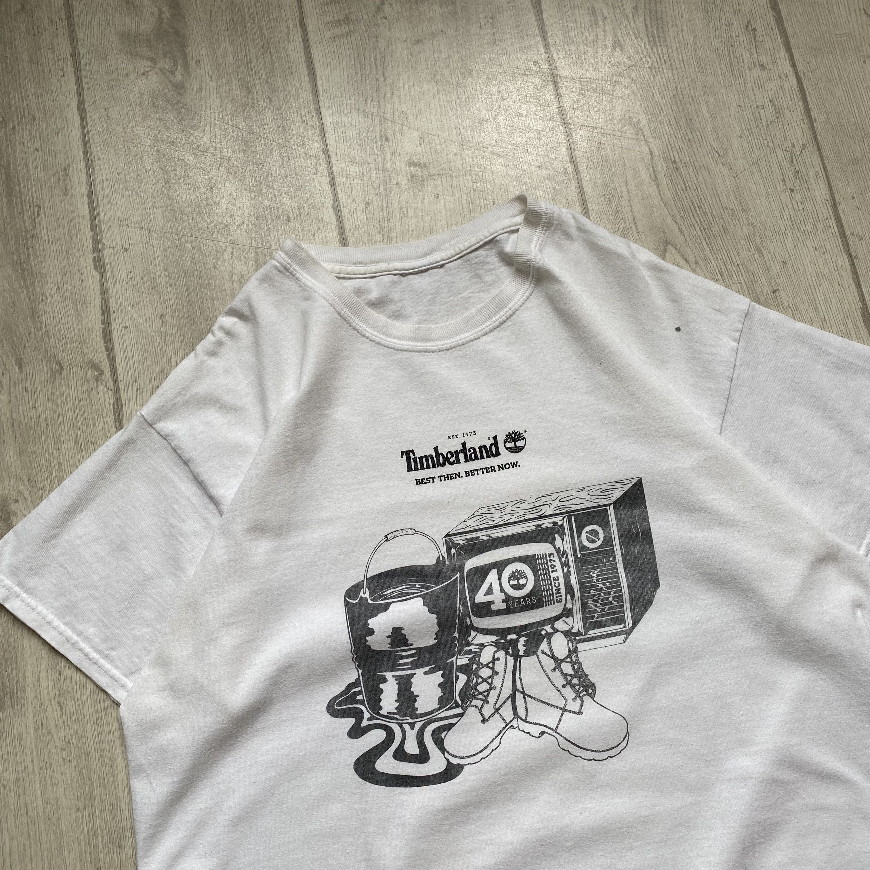 Timberland 🥾Vintage 90s Timberland USA tee 40 year Size US M / EU 48-50 / 2 - 2 Thumbnail