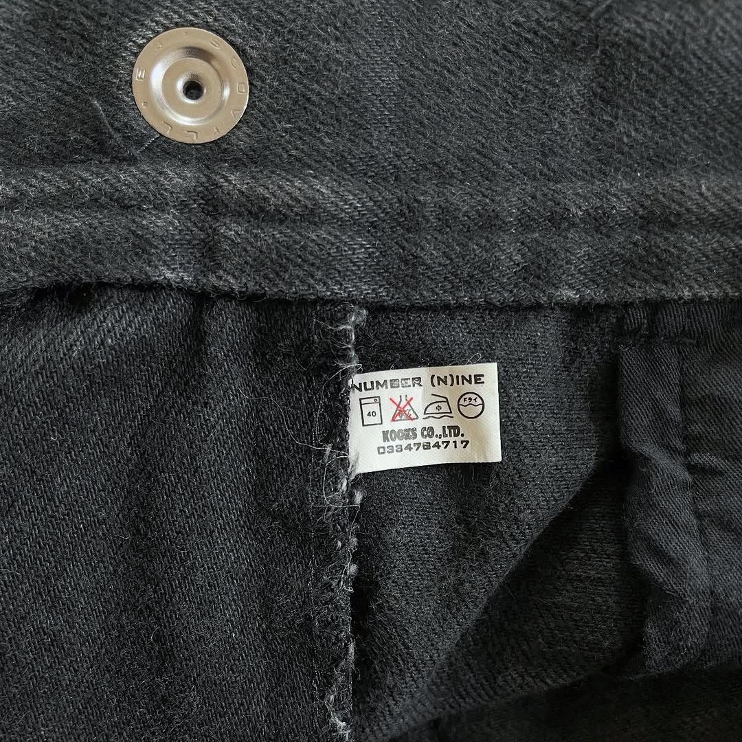 Number (N)ine FINAL DROP‼️Number (Nine) Black Washed Denim Pants Size US 32 / EU 48 - 11 Thumbnail