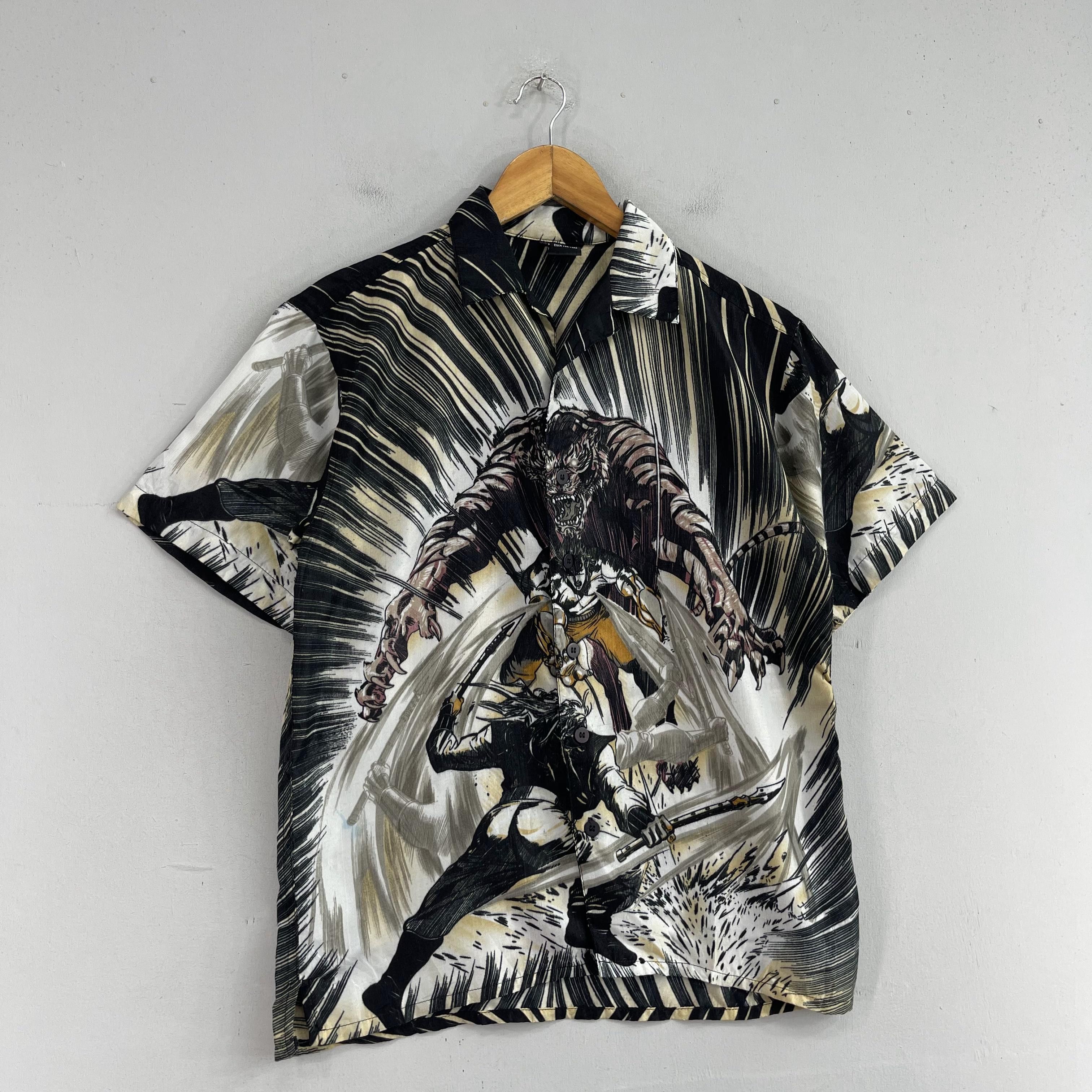 Art Comes First × Vintage CLAUDIO NUCCI Pop Art Anime Cartoon Printed Button Up Size US S / EU 44-46 / 1 - 3 Thumbnail