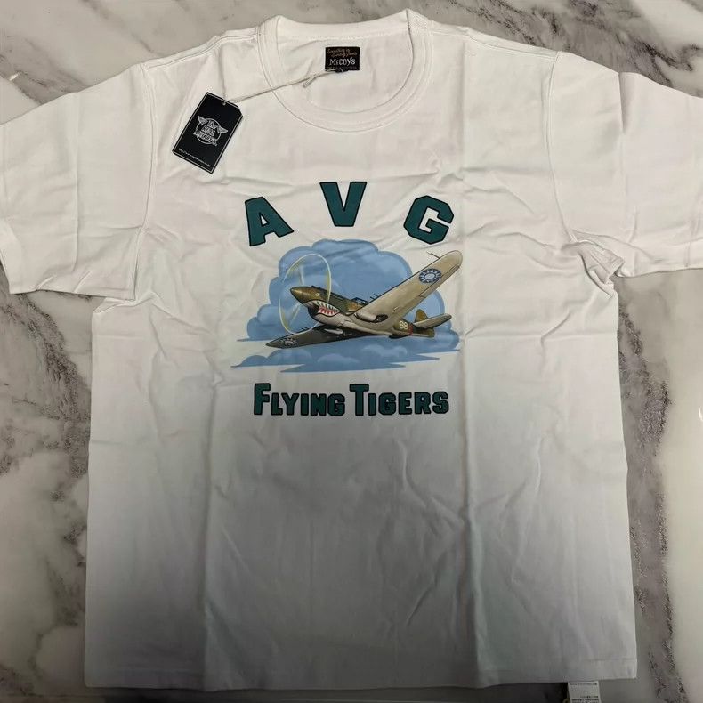 The Real McCoy's The Real McCoy's Size 40 T-shirt, old version Flying Tigers Size US M / EU 48-50 / 2 - 1 Thumbnail