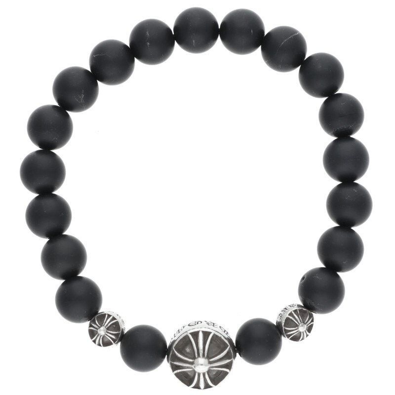 Chrome Hearts Chrome Hearts Black Tourmaline Bead Bracelet Size ONE SIZE - 1 Thumbnail
