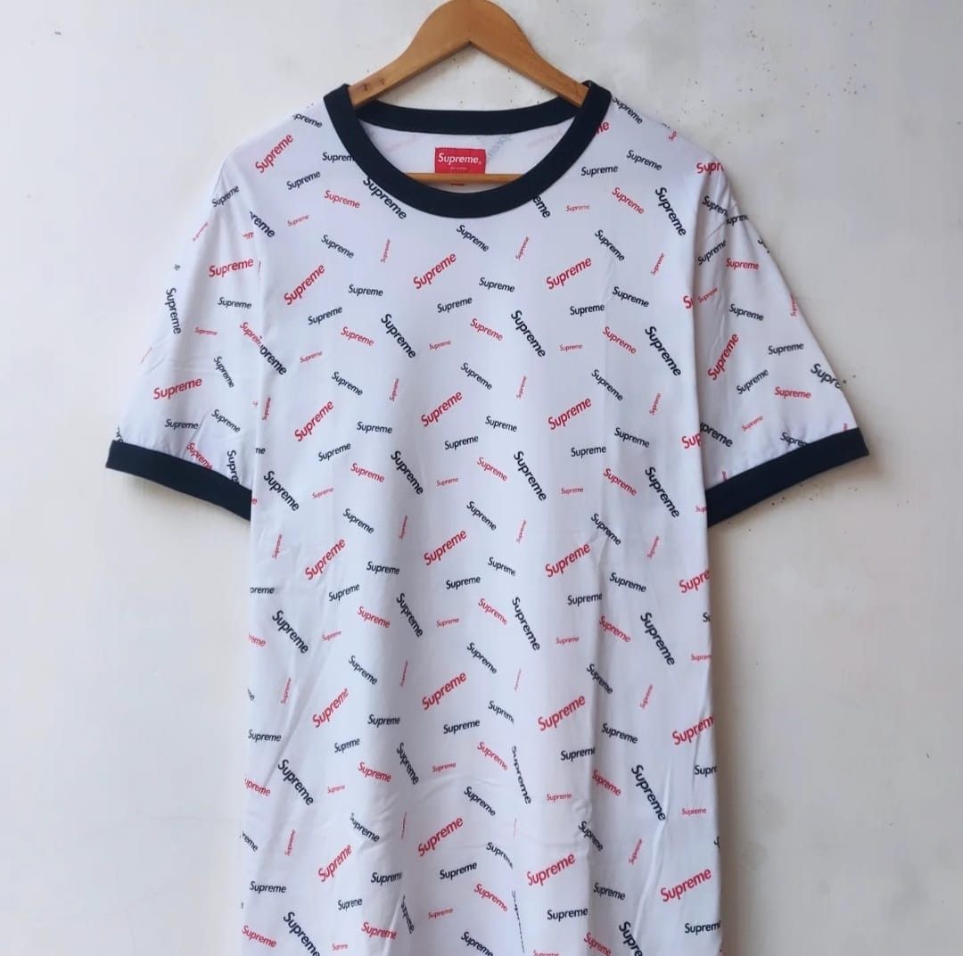 Supreme F/W18 SUPREME SCATTER RINGER TSHIRT Size US L / EU 52-54 / 3 - 2 Thumbnail