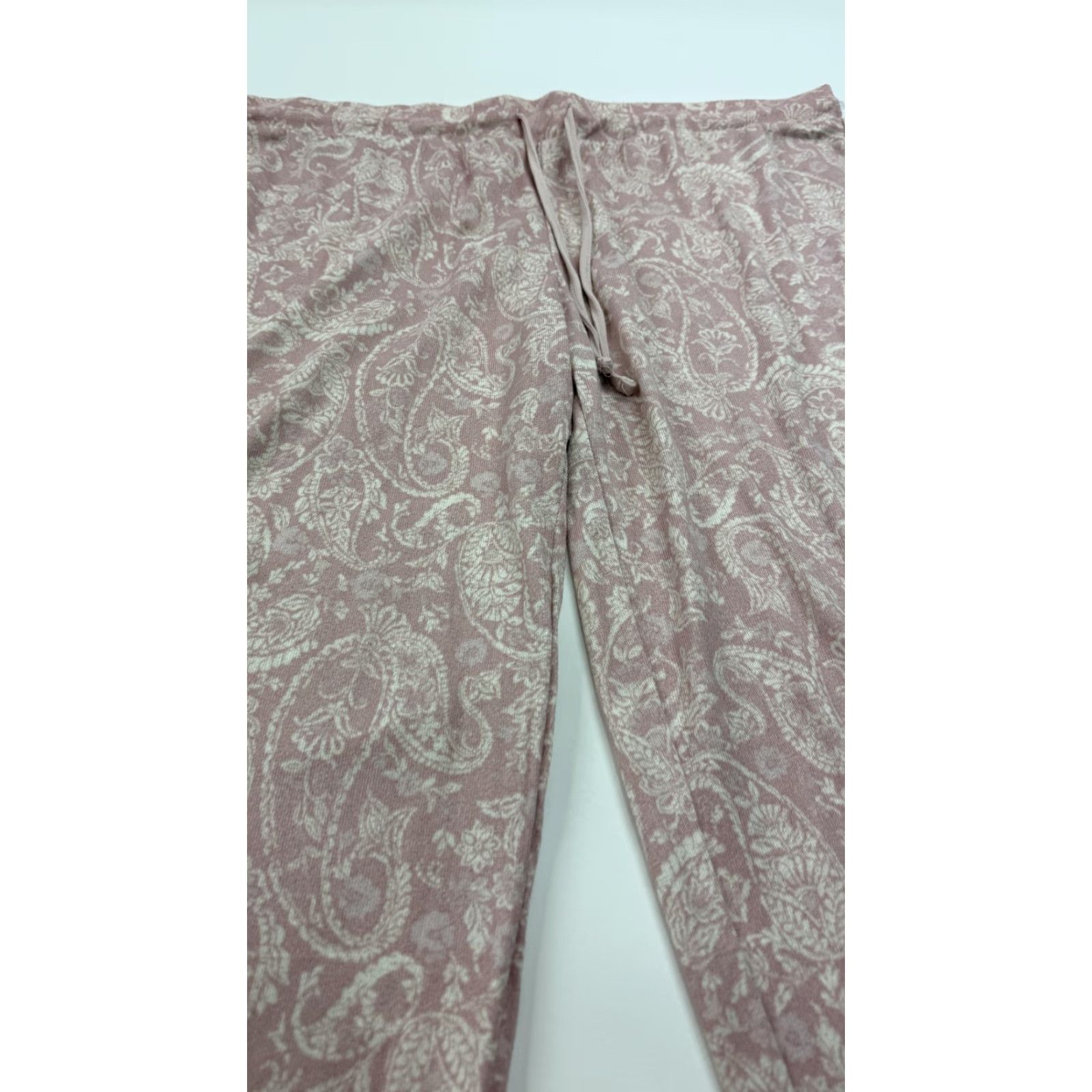 Lucky Brand Lucky Brand Pajama Set Womens 2XL Pink Paisley Lounge Shirt Pants Soft Sleepwear Size XXL / US 16-18 / IT 52-54 - 4 Thumbnail