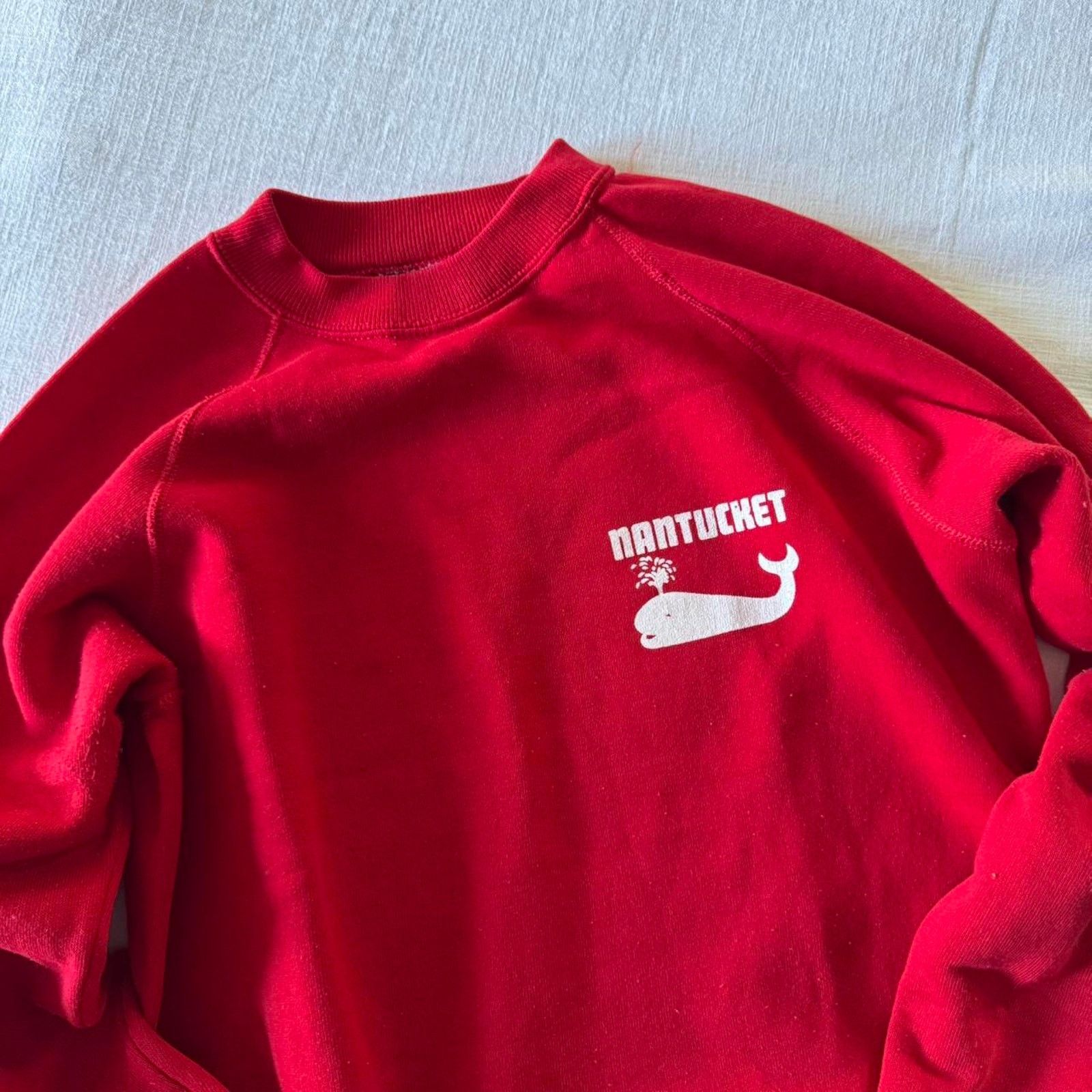 Other Nantucket Whale Red Sweatshirt - Vintage, Medium Size US M / EU 48-50 / 2 - 7 Thumbnail