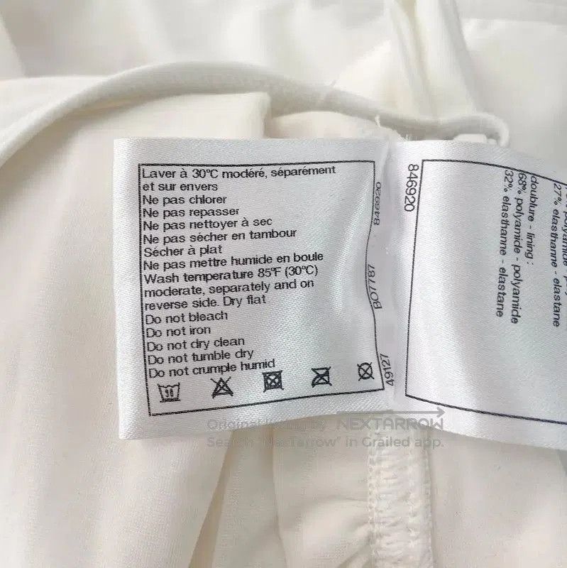 Chanel Chanel White Summer Midi Dress for Women . Size M / US 6-8 / IT 42-44 - 8 Thumbnail