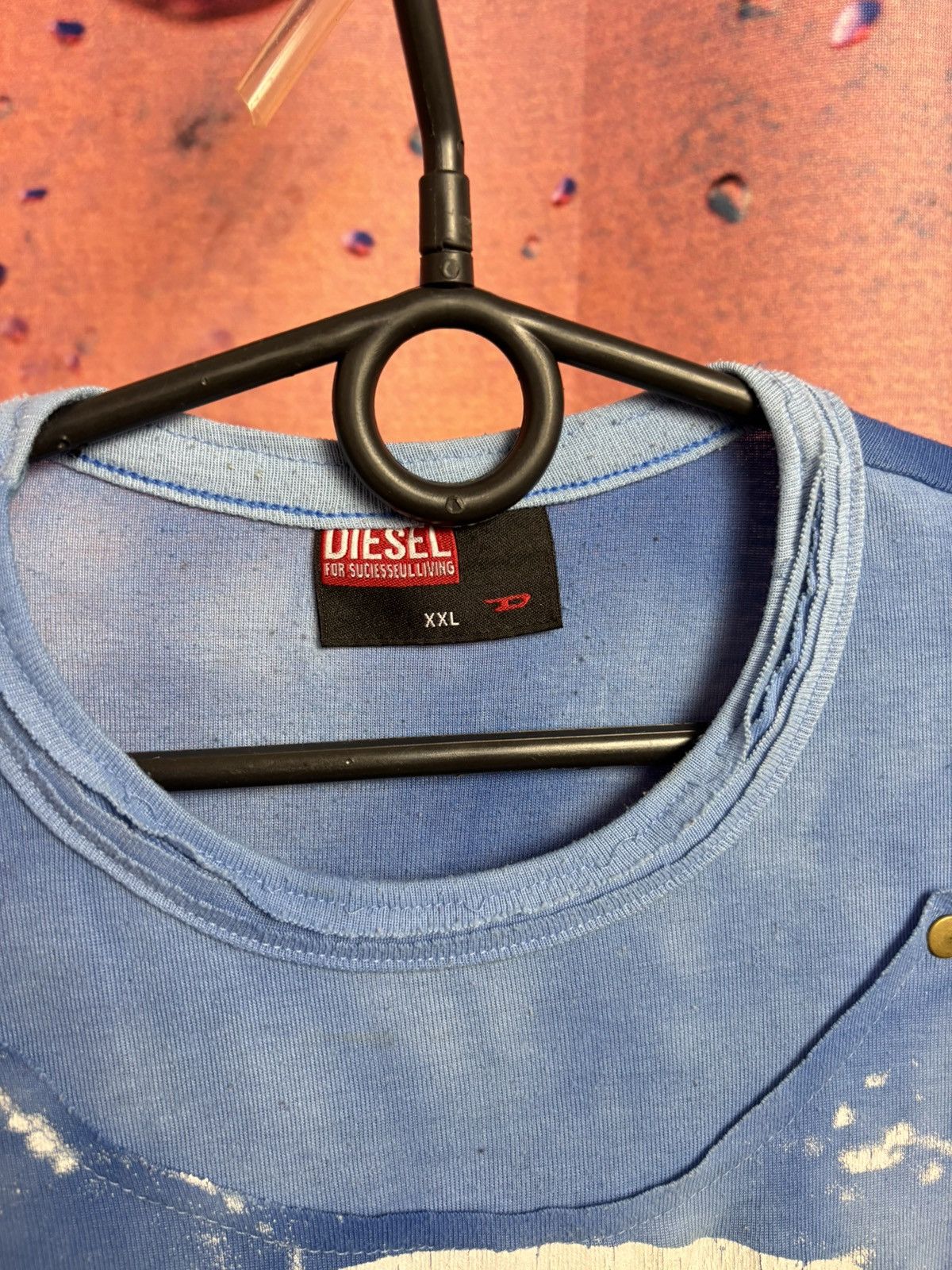 Diesel Diesel vintage streetwear tee Size US L / EU 52-54 / 3 - 3 Thumbnail