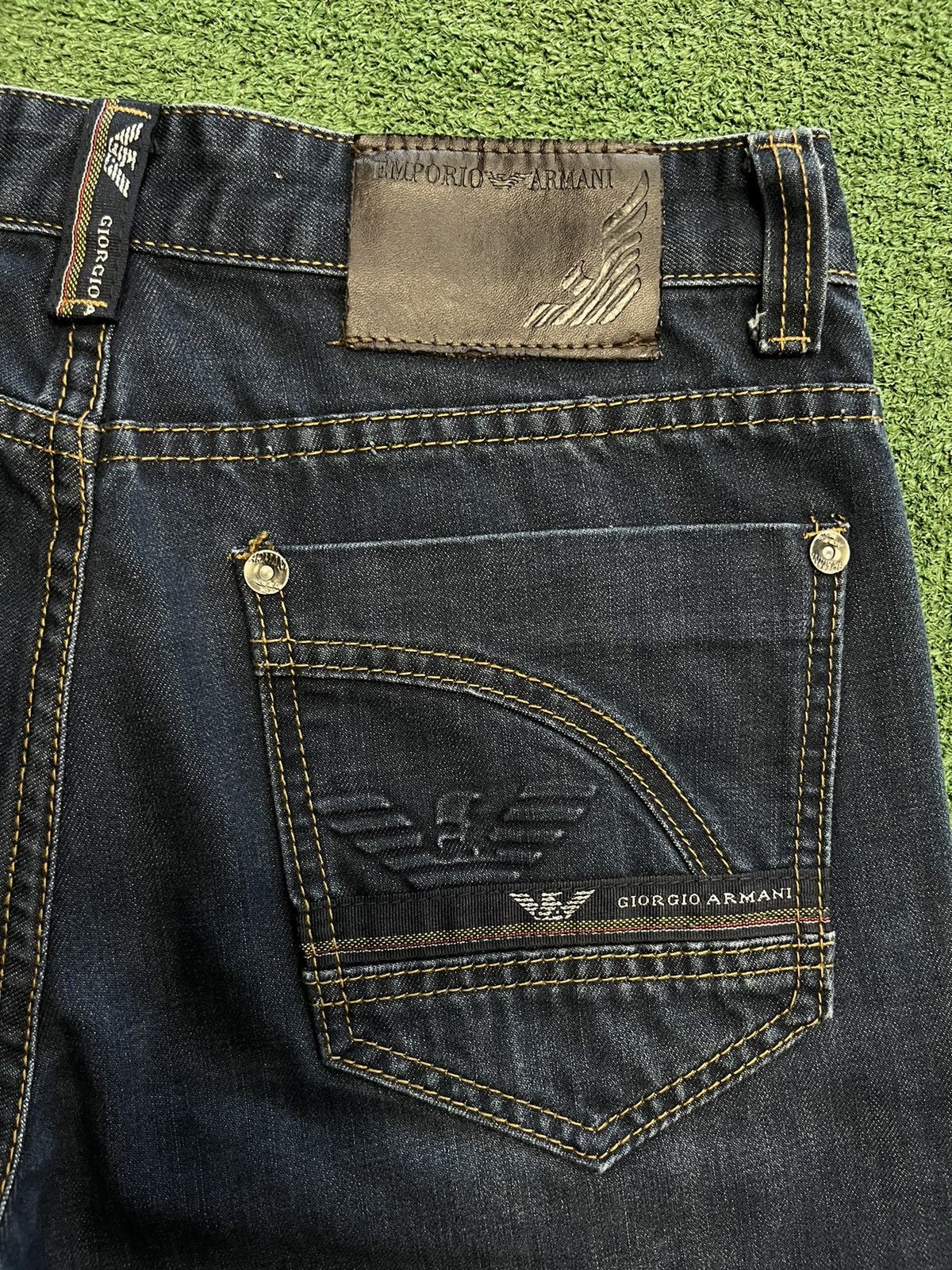 Armani × Vintage Vintage Armani eco wash denim pants Size US 32 / EU 48 - 6 Thumbnail