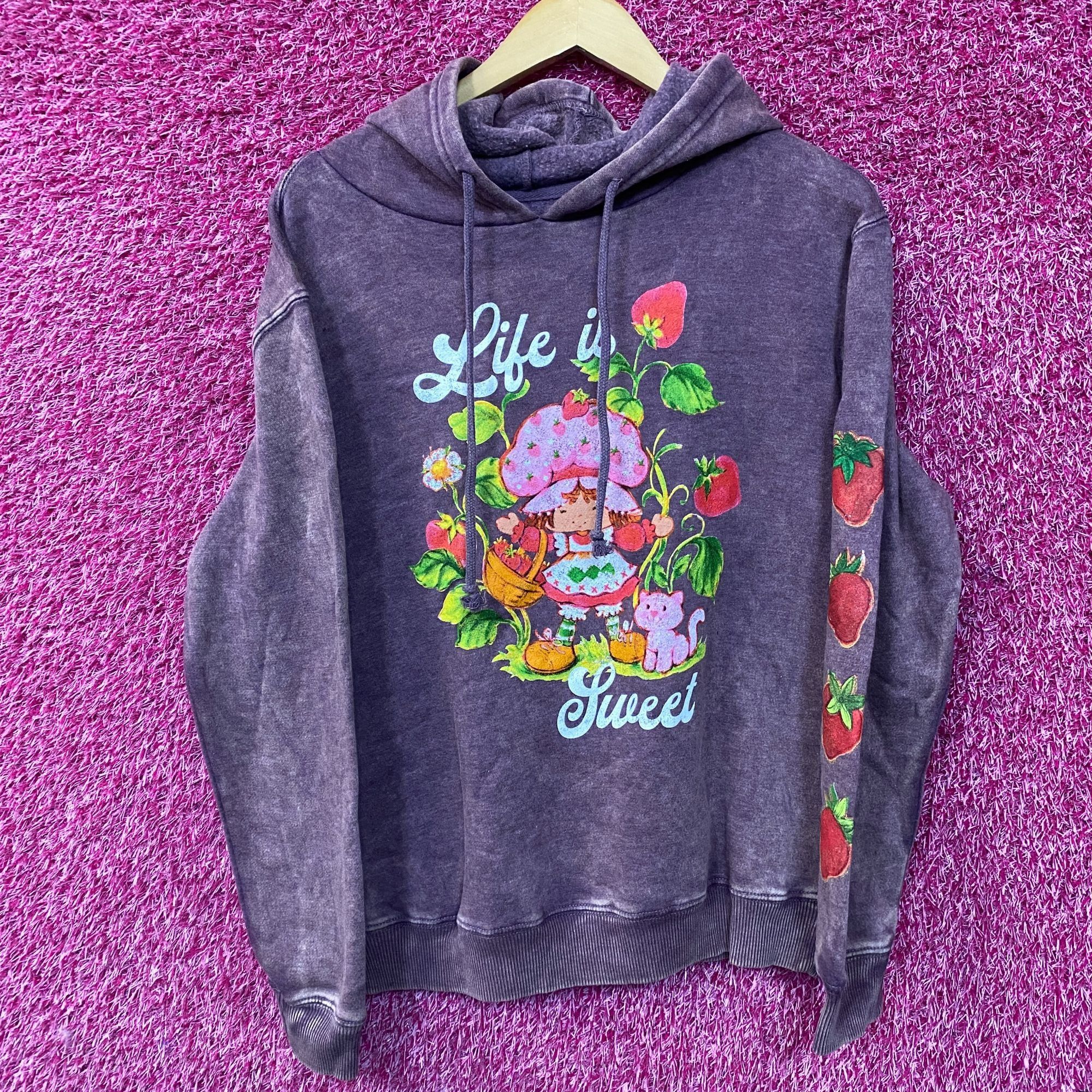Strawberry Strawberry Shortcake Life is Sweet Slogan Hoodie size Medium Size US M / EU 48-50 / 2 - 1 Thumbnail