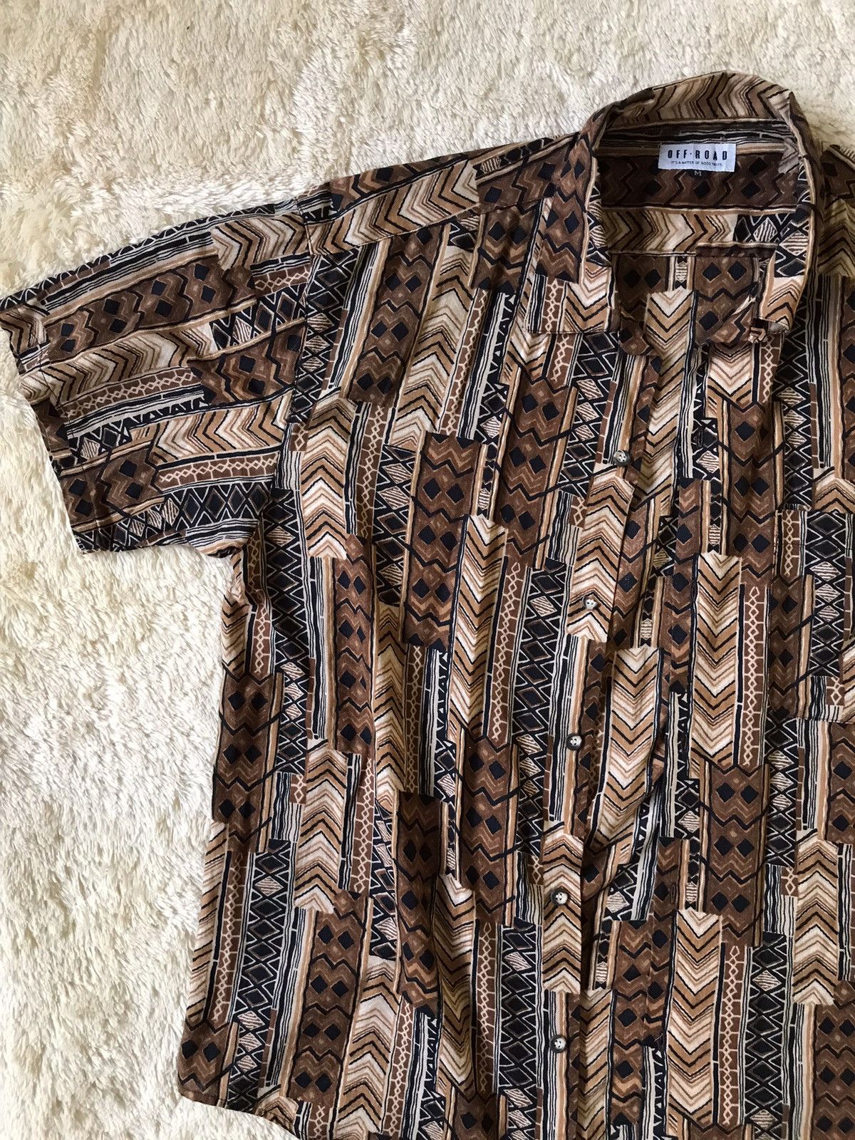 Japanese Brand Off Road Shirt Short Slevee Buttondown Size US L / EU 52-54 / 3 - 2 Thumbnail