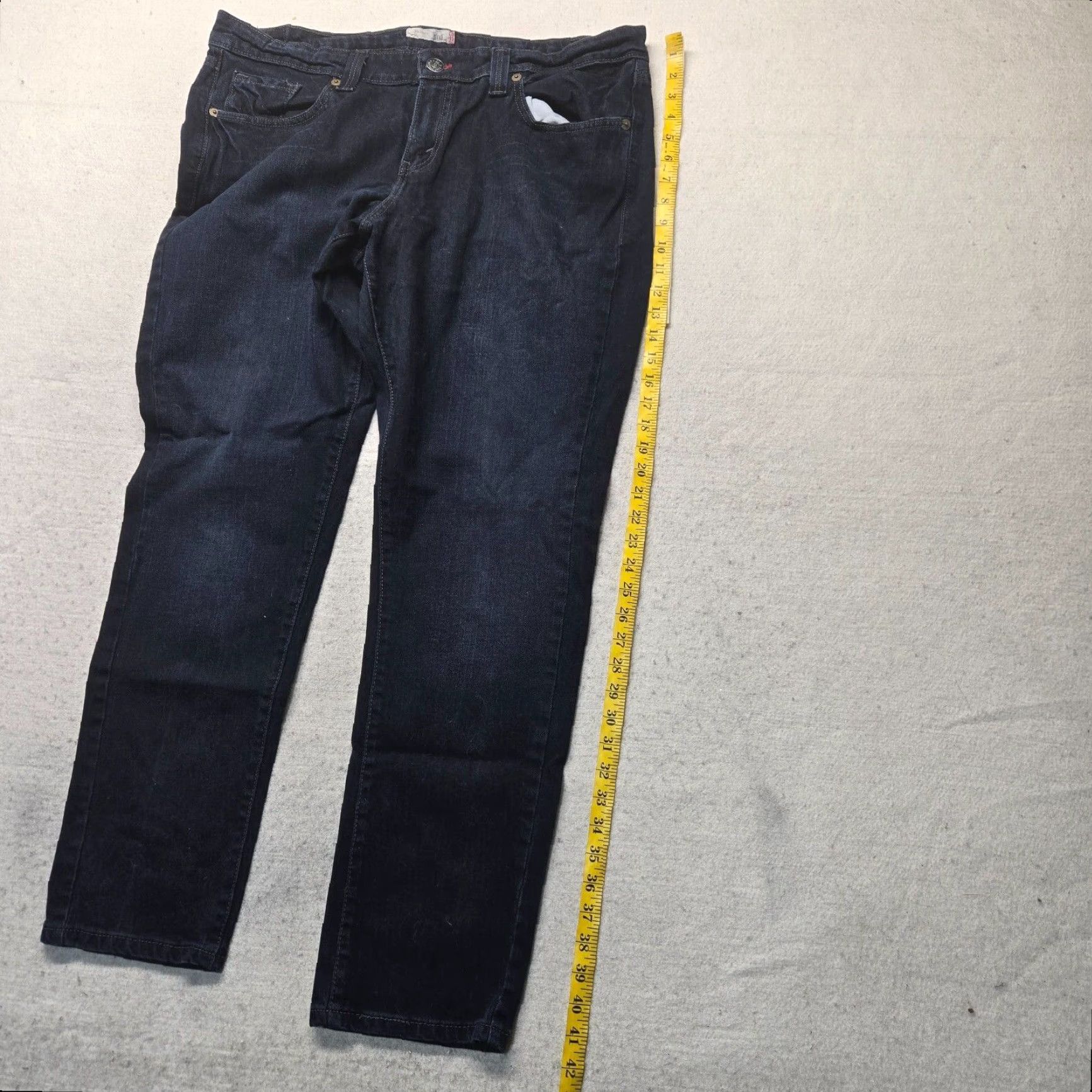 Levi's VINTAGE Levi's 503 Skinny Jeans Pants Women Plus Size 20 Black Denim Cotton 90s Size 42" / US 20 - 7 Thumbnail